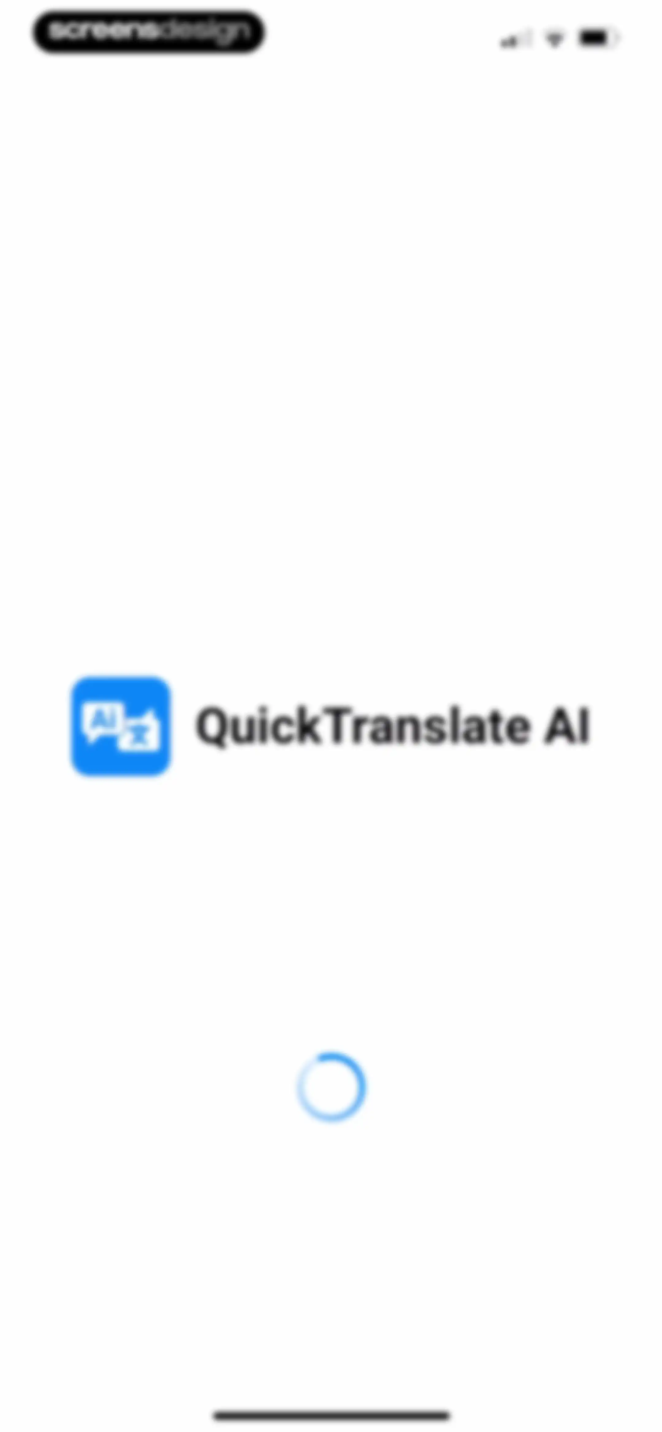 QuickTranslate AI: Text&Voice screen 1