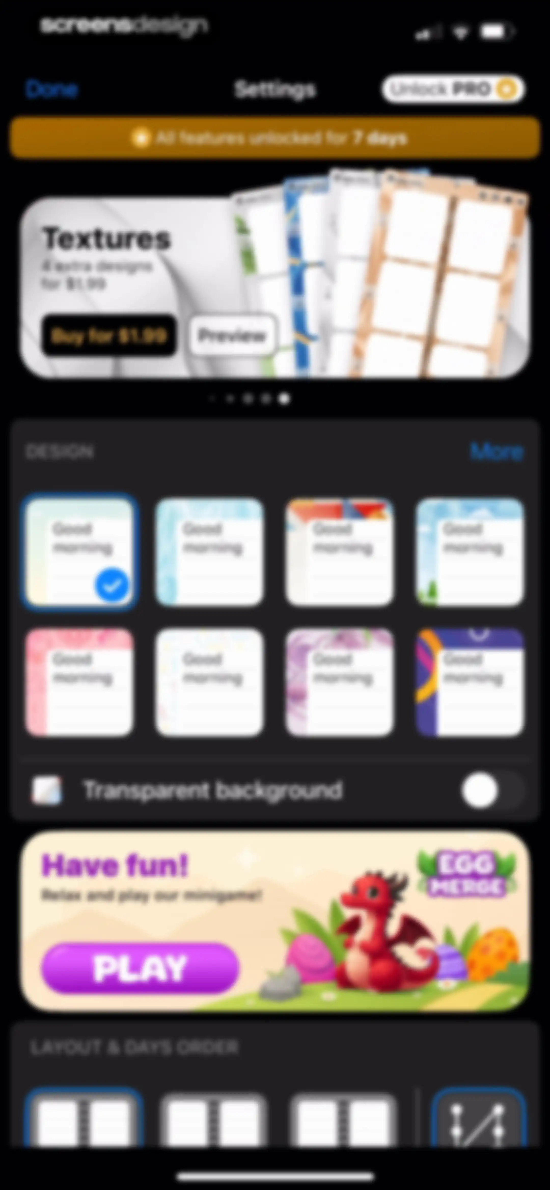 Weekly Planner - Diary, Notes screen 32