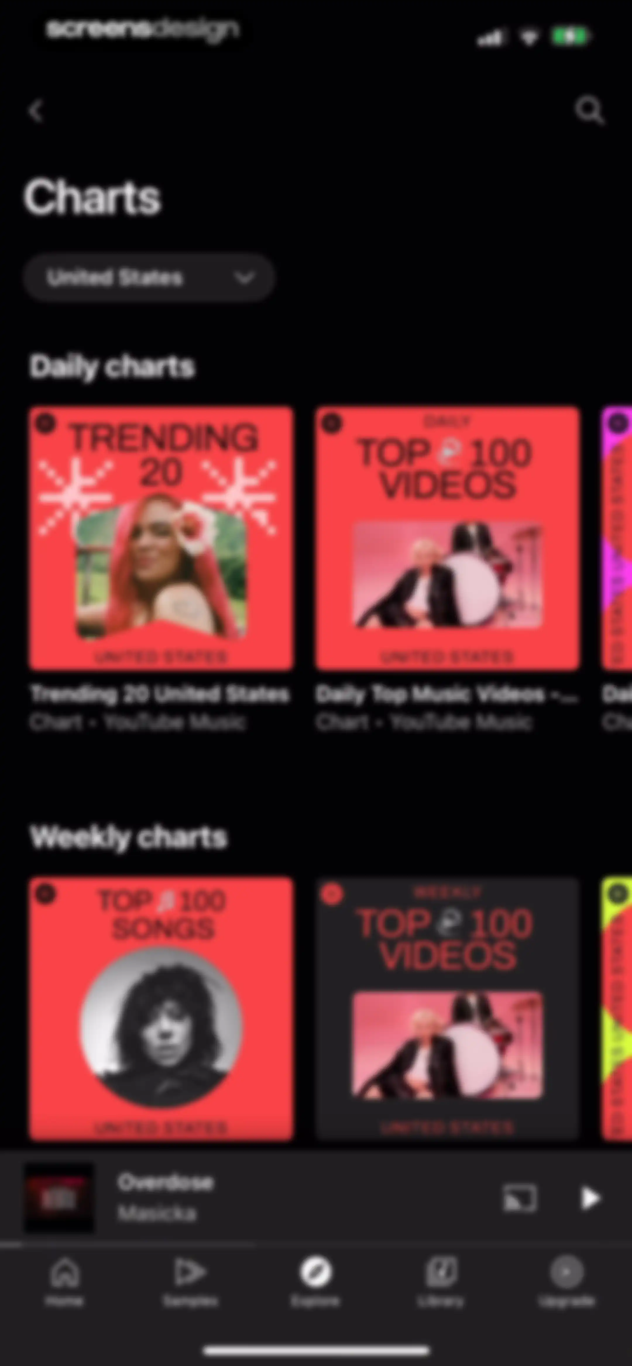 YouTube Music screen 109
