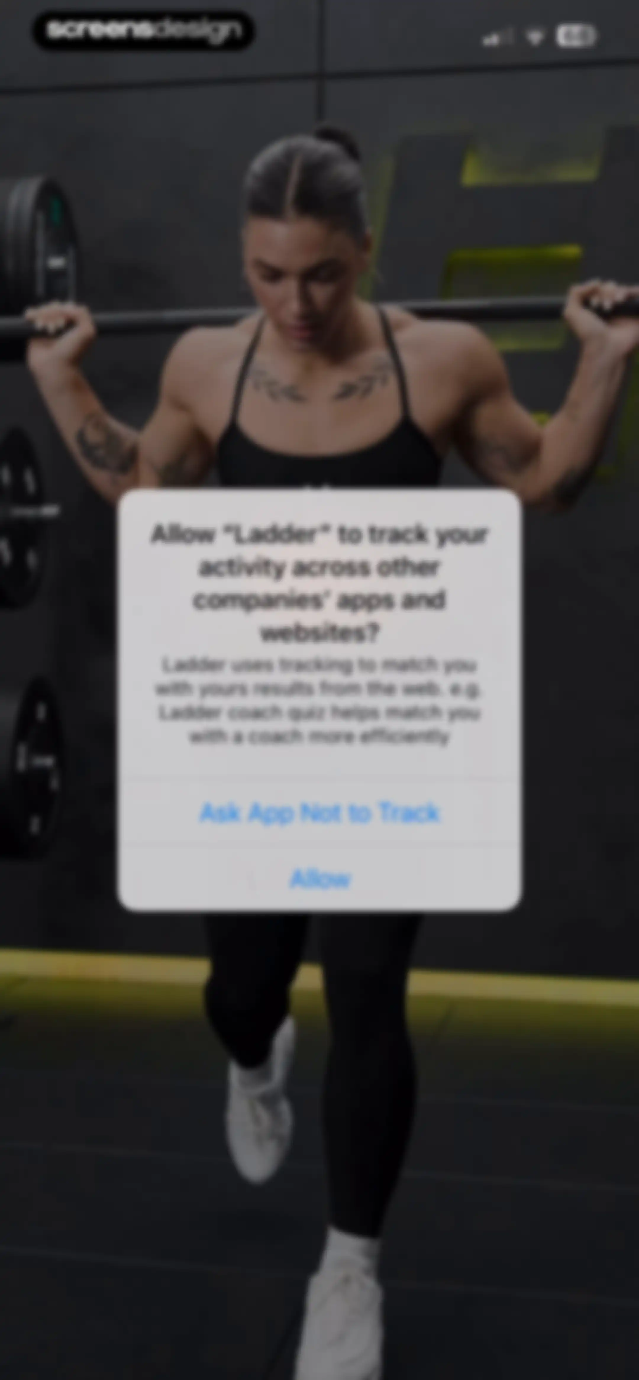 LADDER Strength Training Plans screen 2