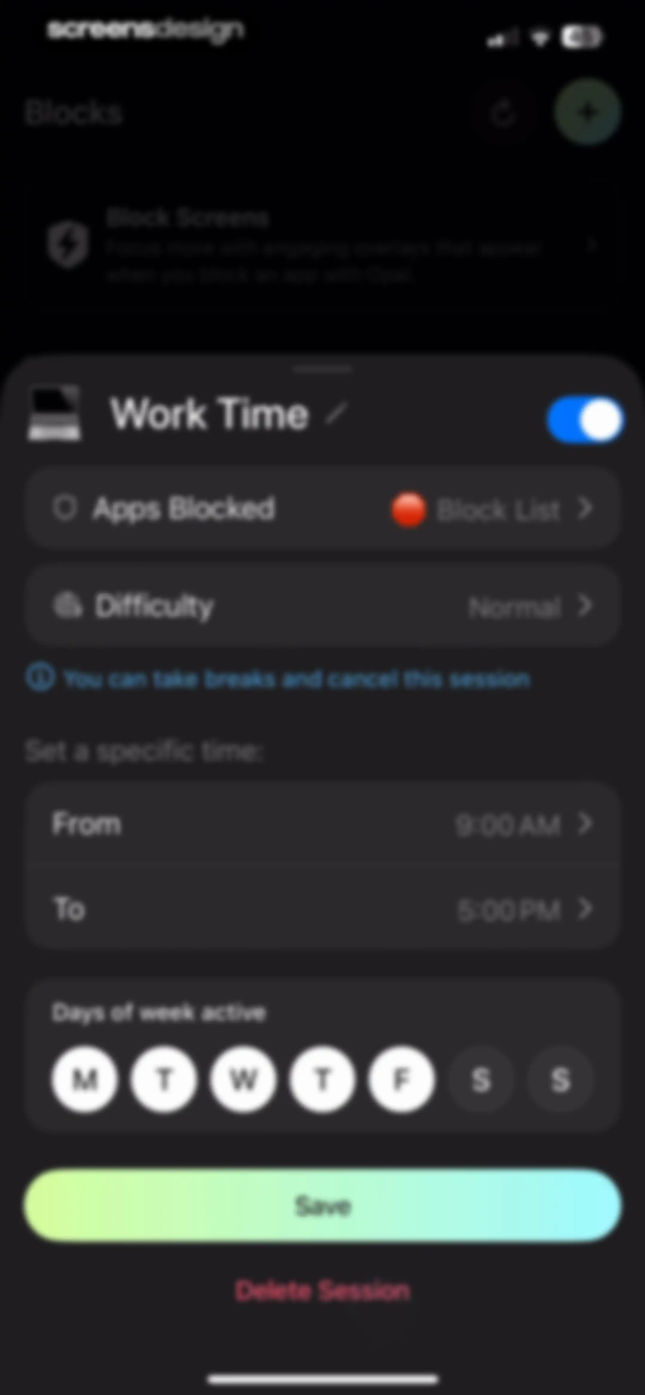 Opal: Screen Time Control screen 104