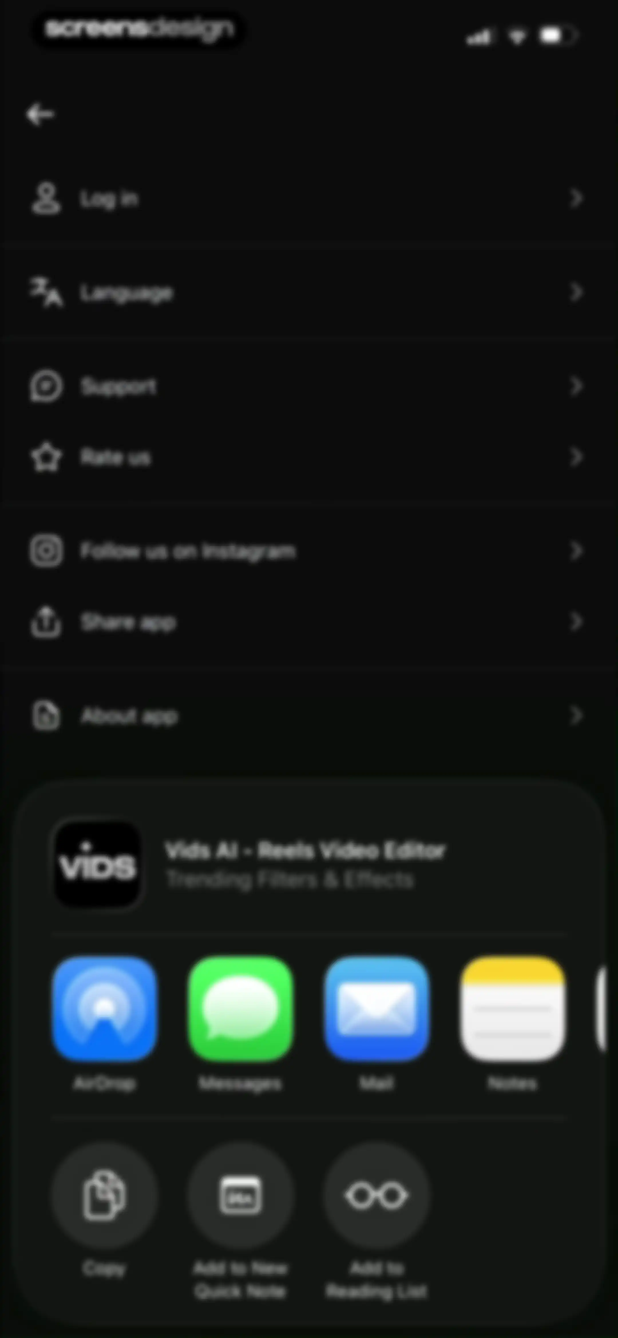 Vids AI - Reels Video Editor screen 126