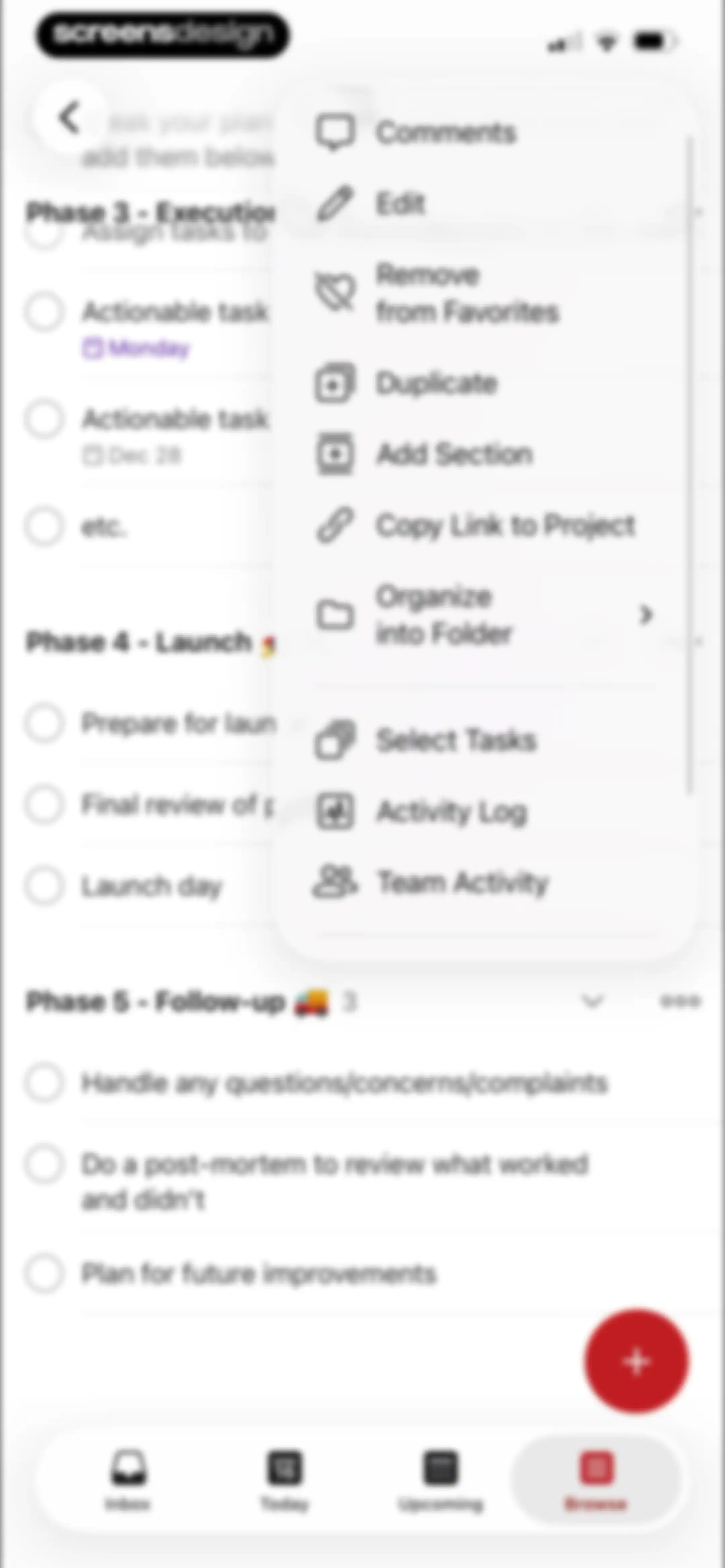 Todoist: To Do List & Calendar screen 165