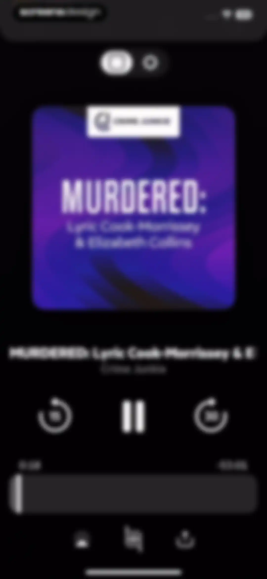 Castro: Podcast App & Player screen 17