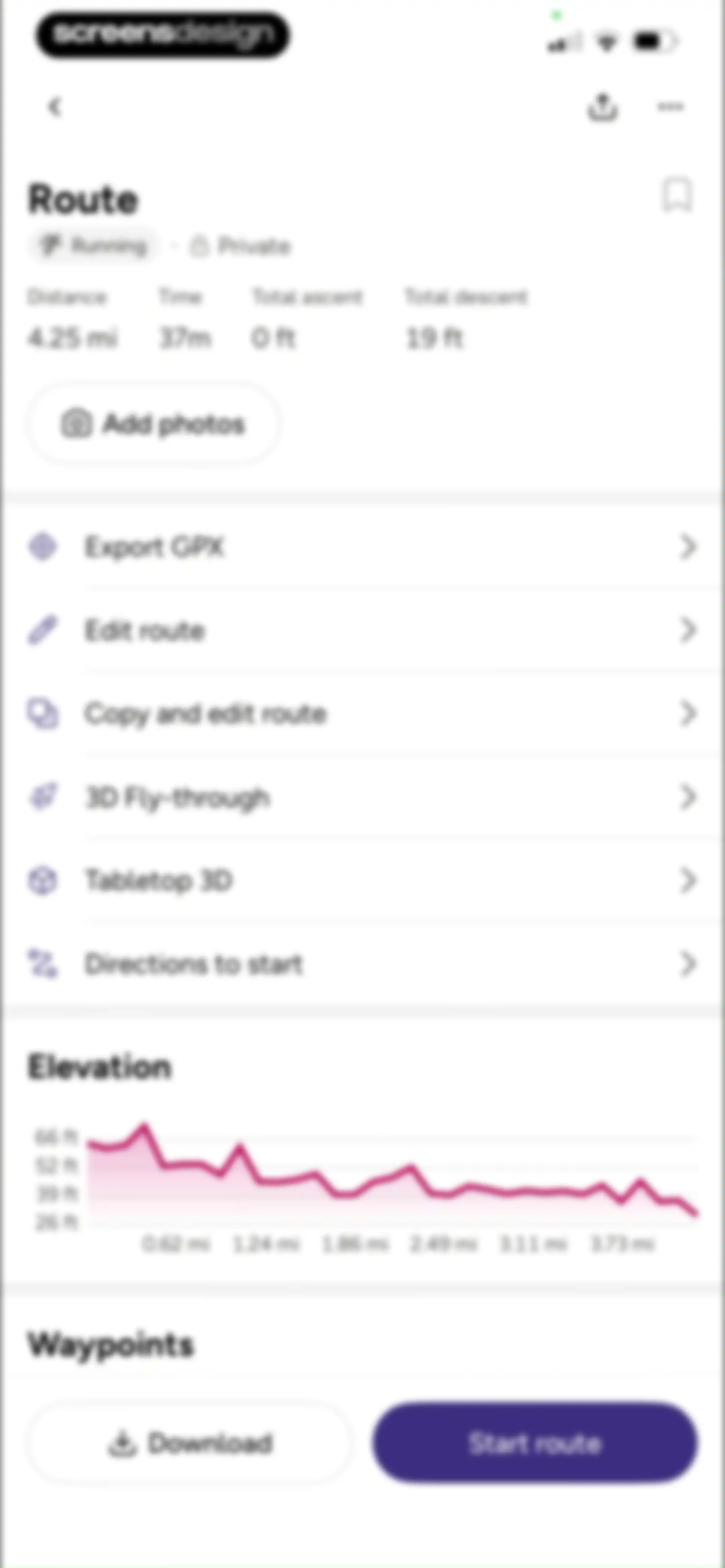 OS Maps: Walk, Hike, Run, Bike screen 107