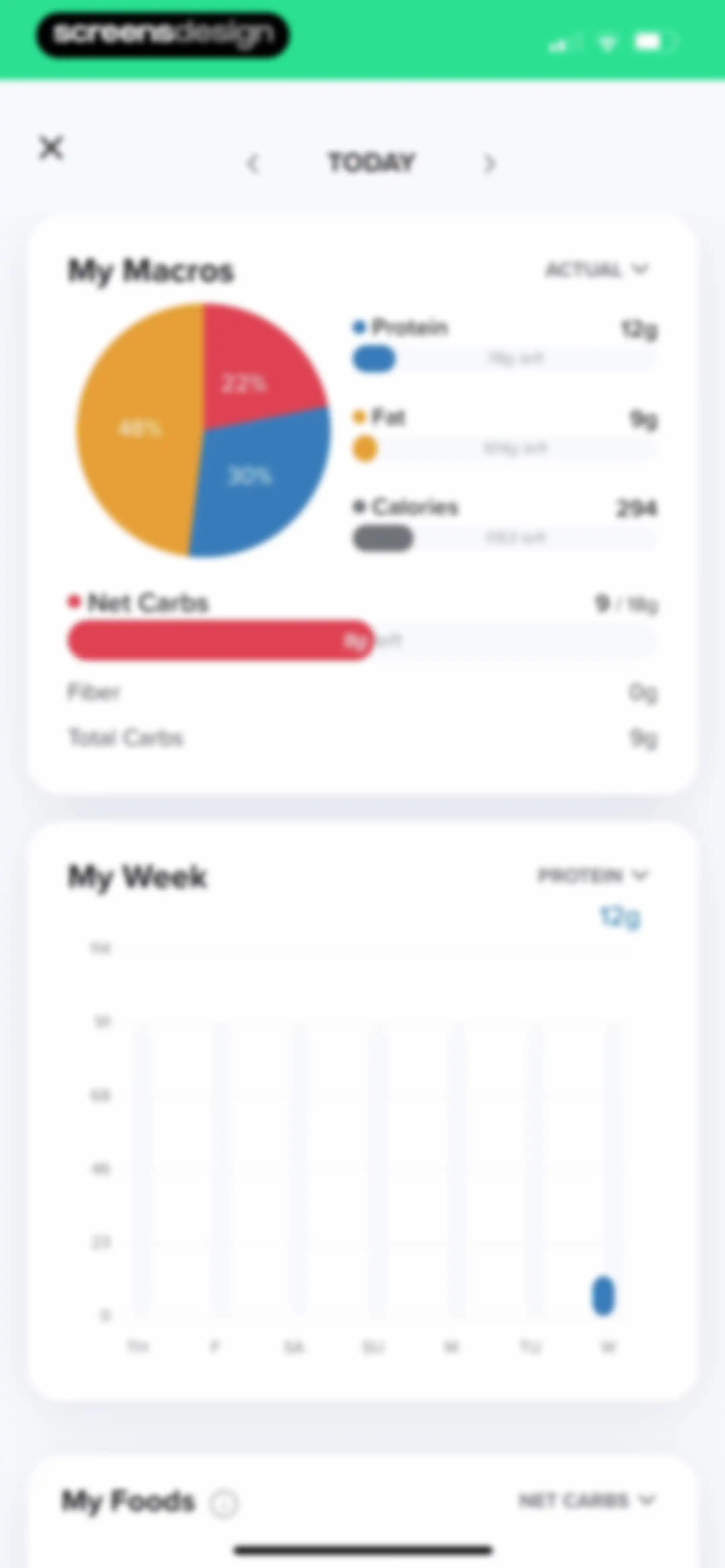 Carb Manager: Keto & Macro Log screen 196