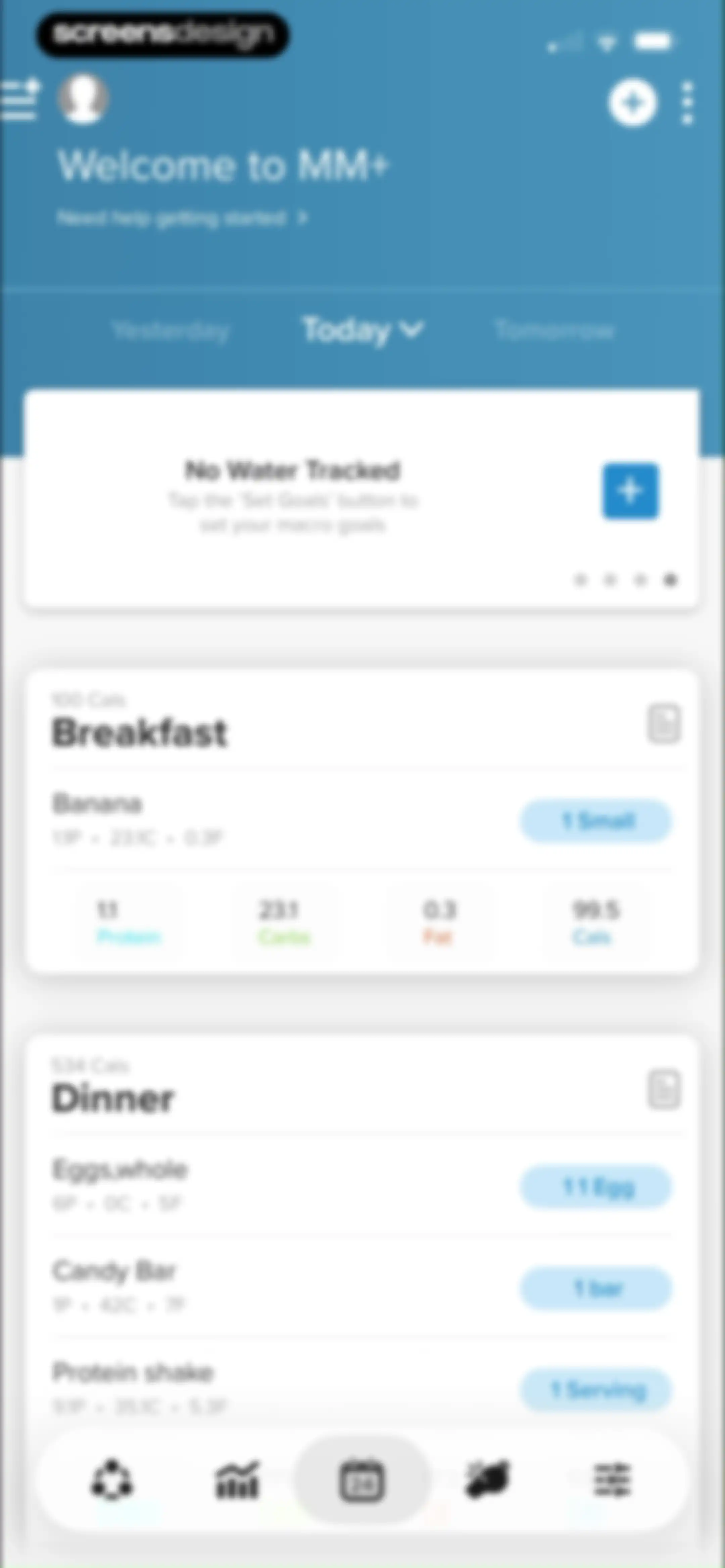 My Macros+ | Macro Tracker screen 99