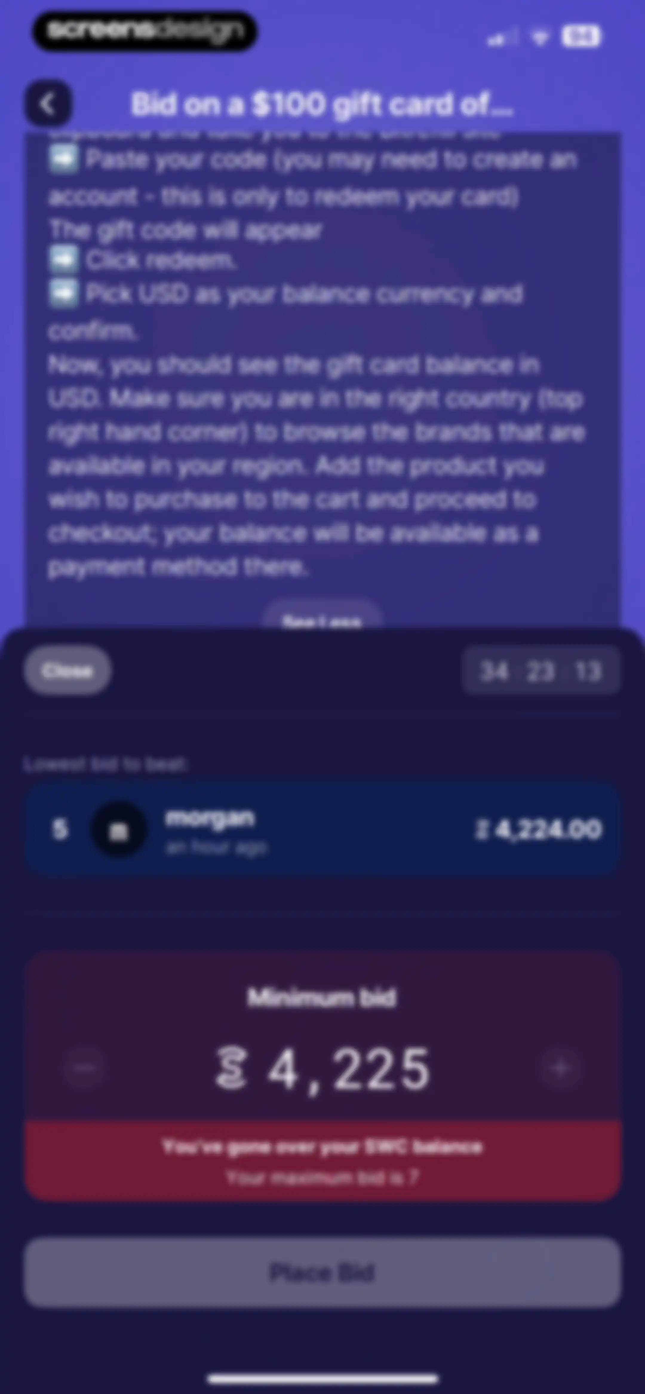 Sweatcoin Walking Step Counter screen 105