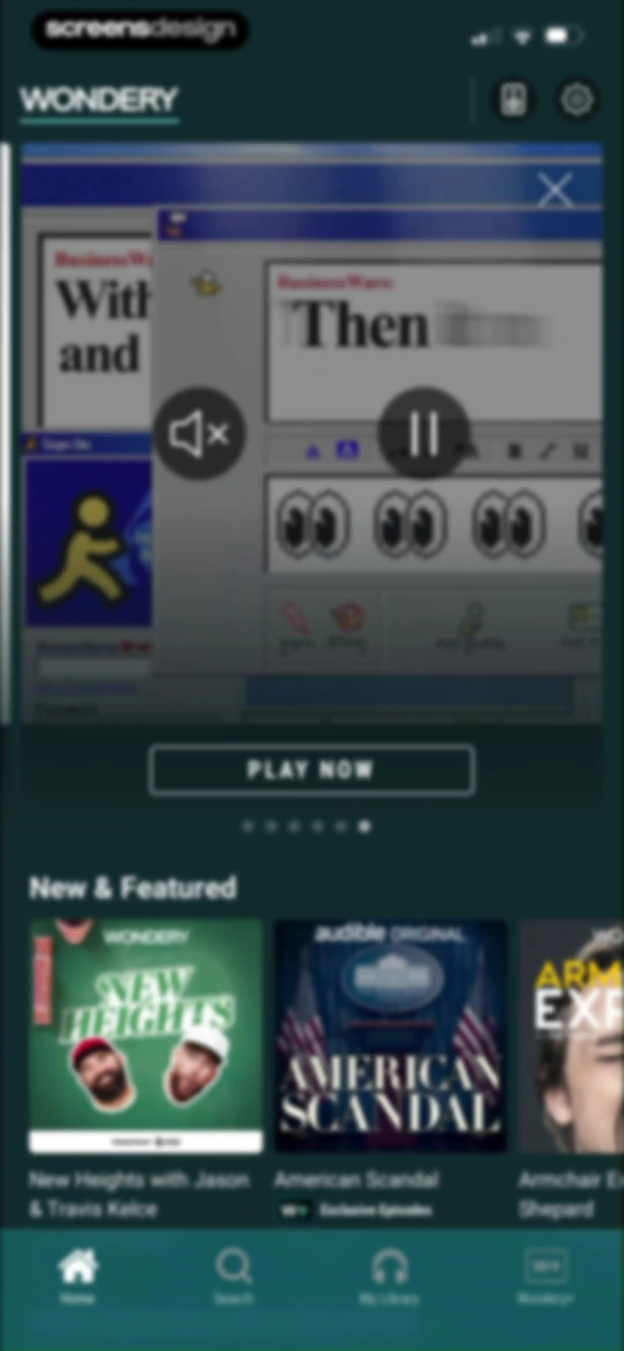 Wondery: Must-Hear Podcasts screen 12