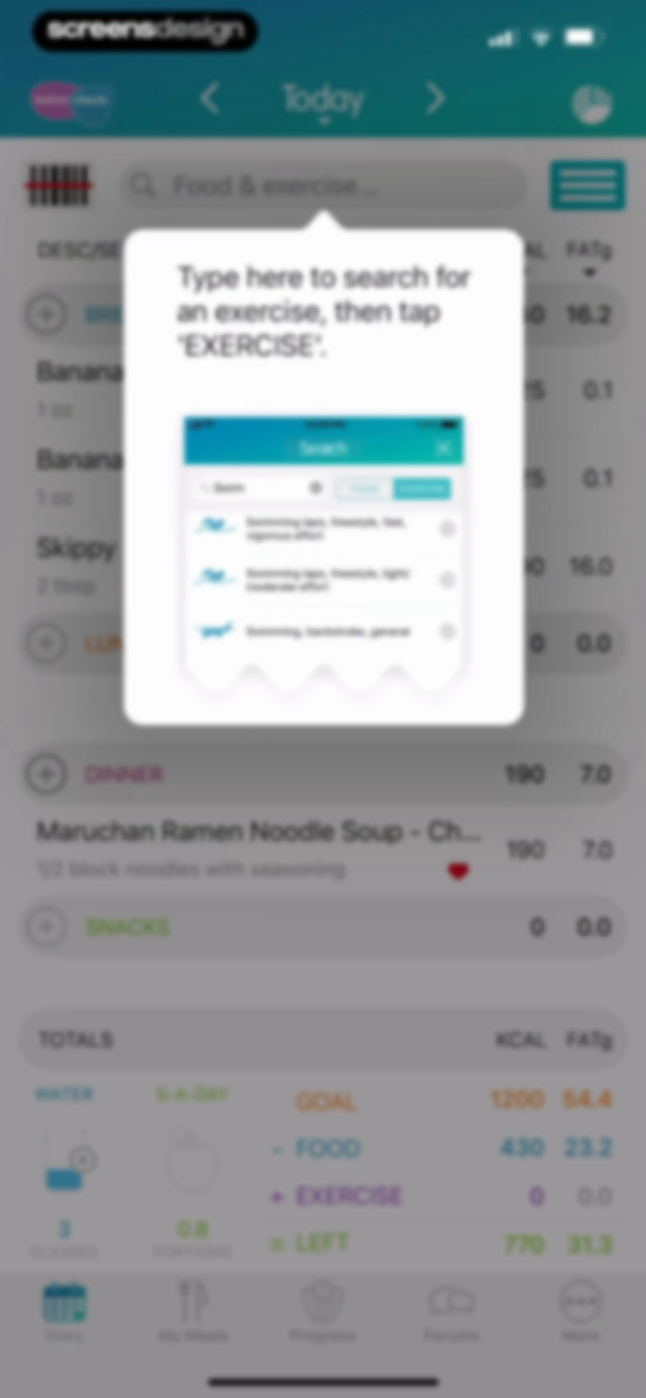 Calorie Counter + screen 67