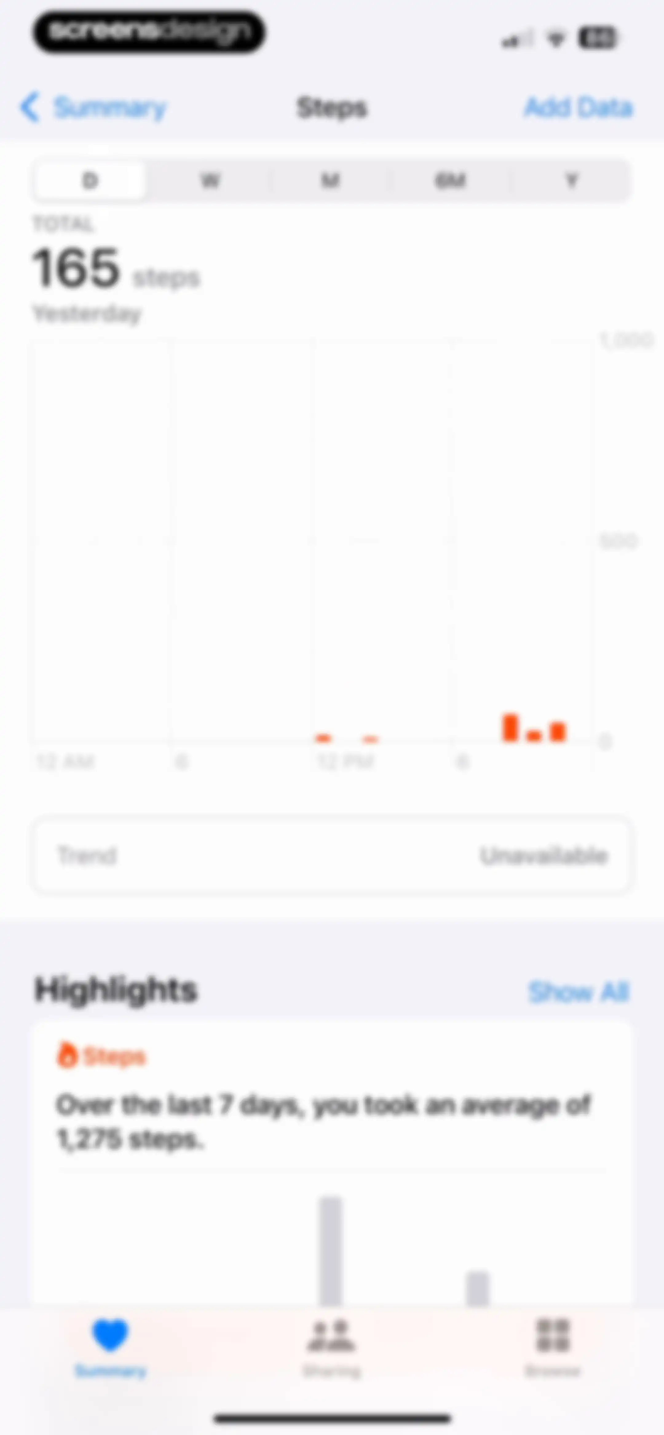 Apple Health screen 21