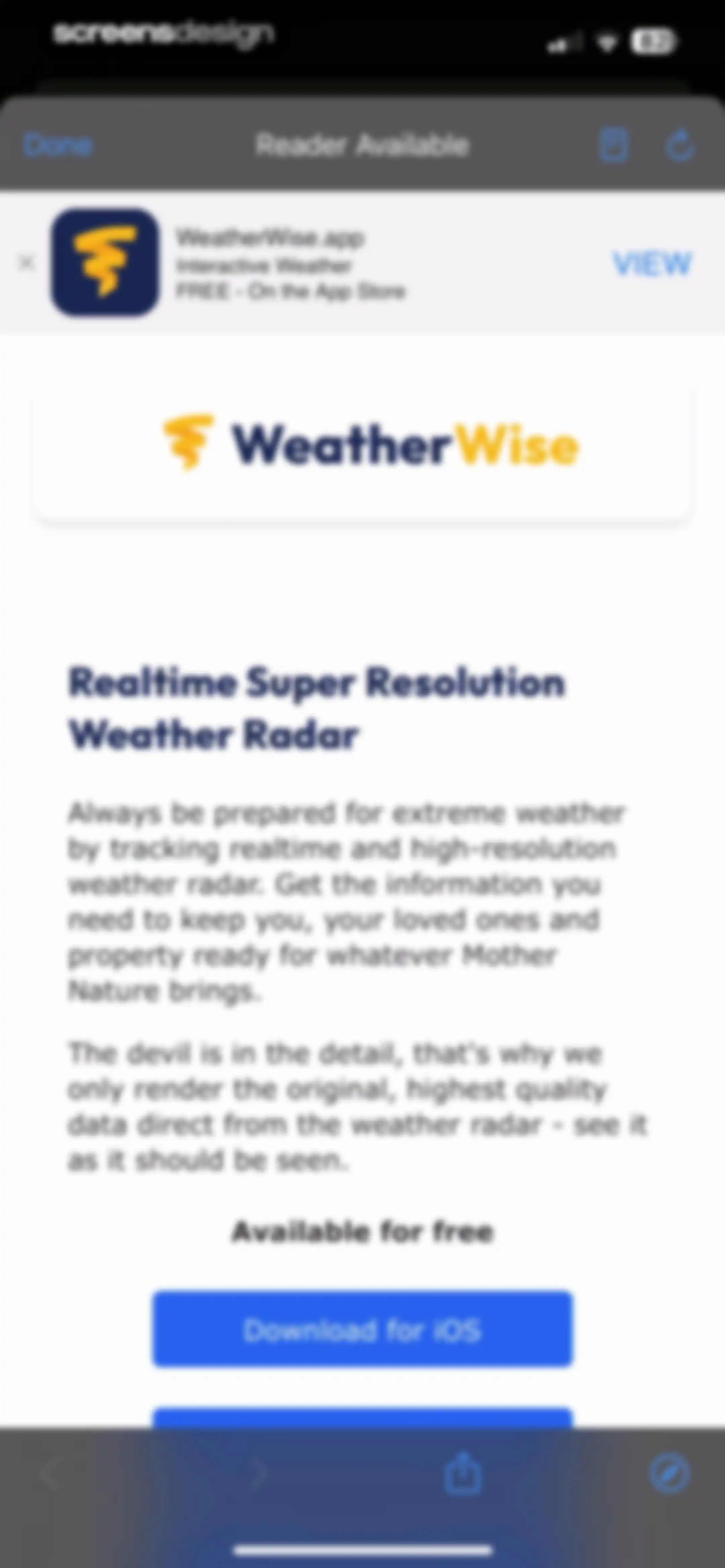 WeatherWise.app screen 81