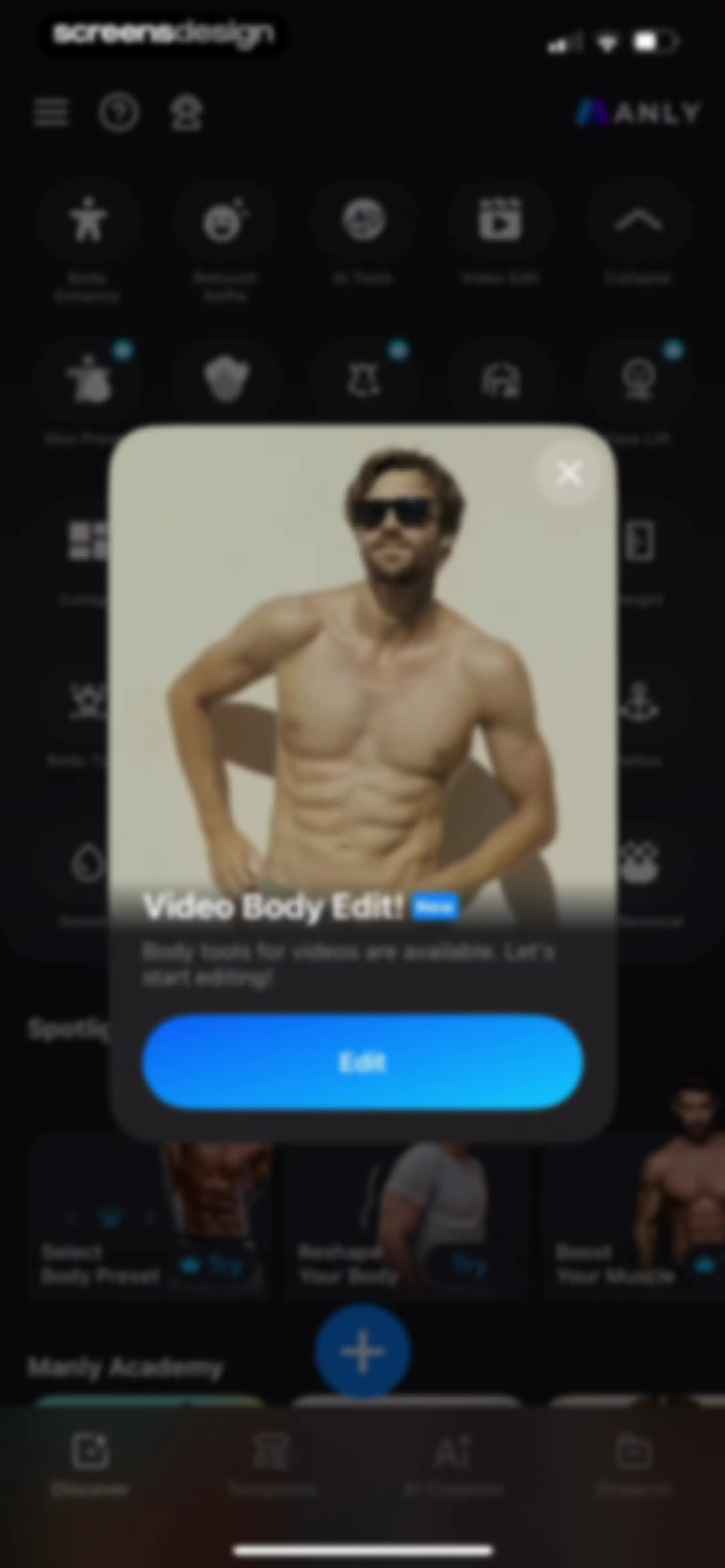 Manly - AI Photo Editor screen 122