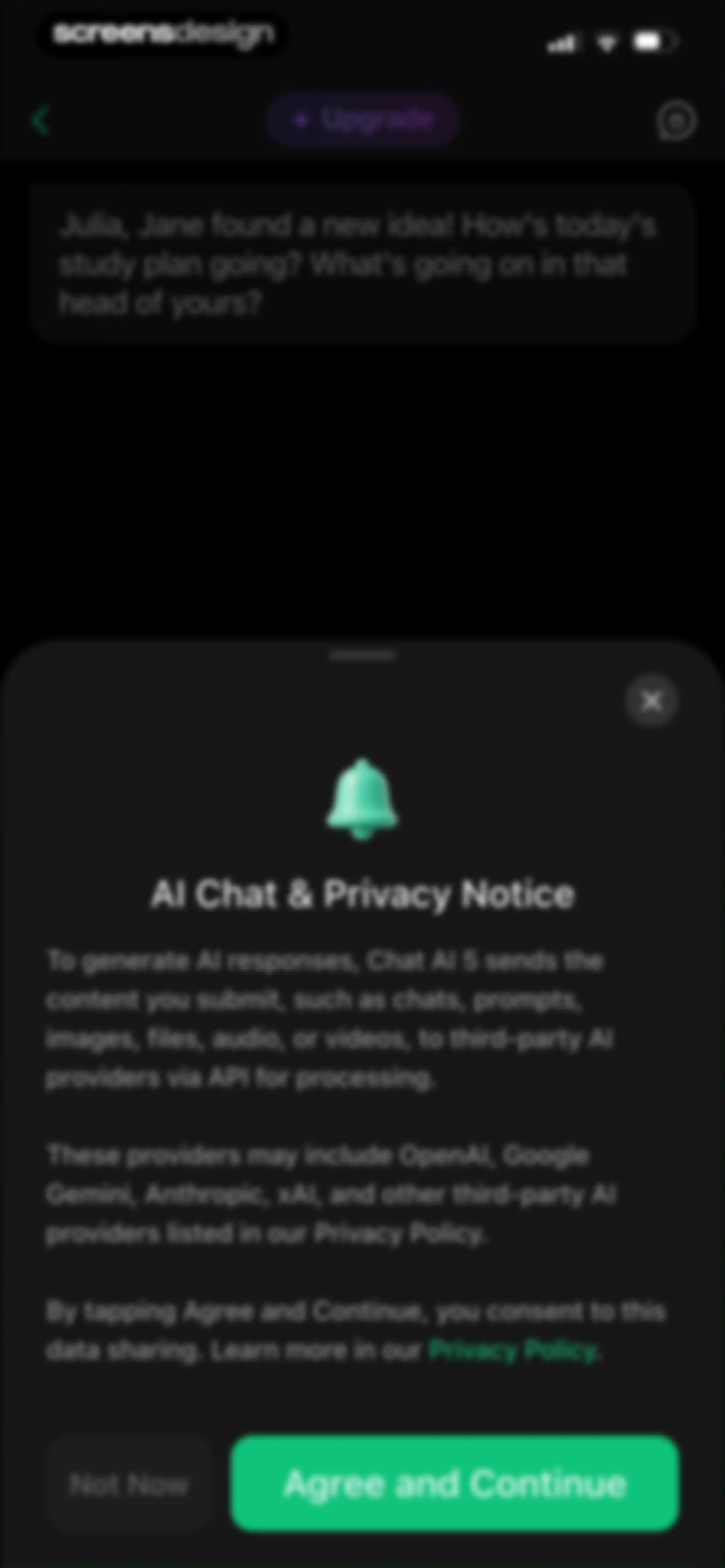 Chat AI 5: AI Agent & Video screen 22