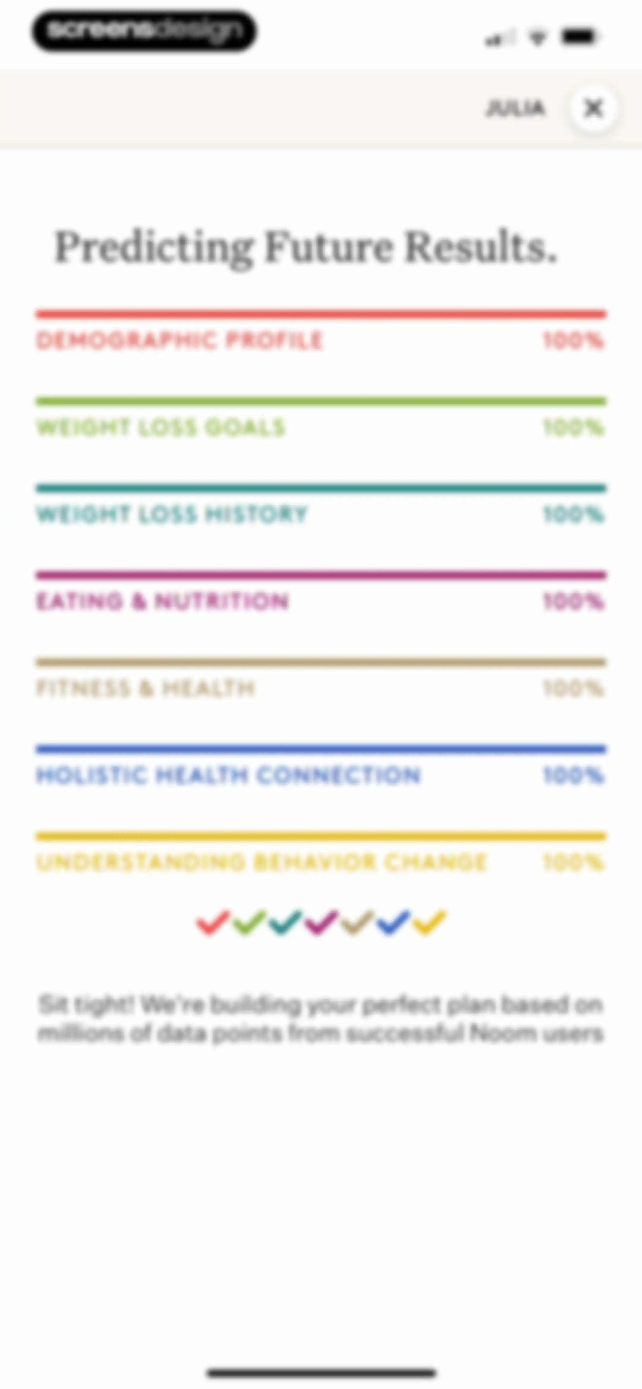 Noom Weight Loss, Food Tracker screen 94