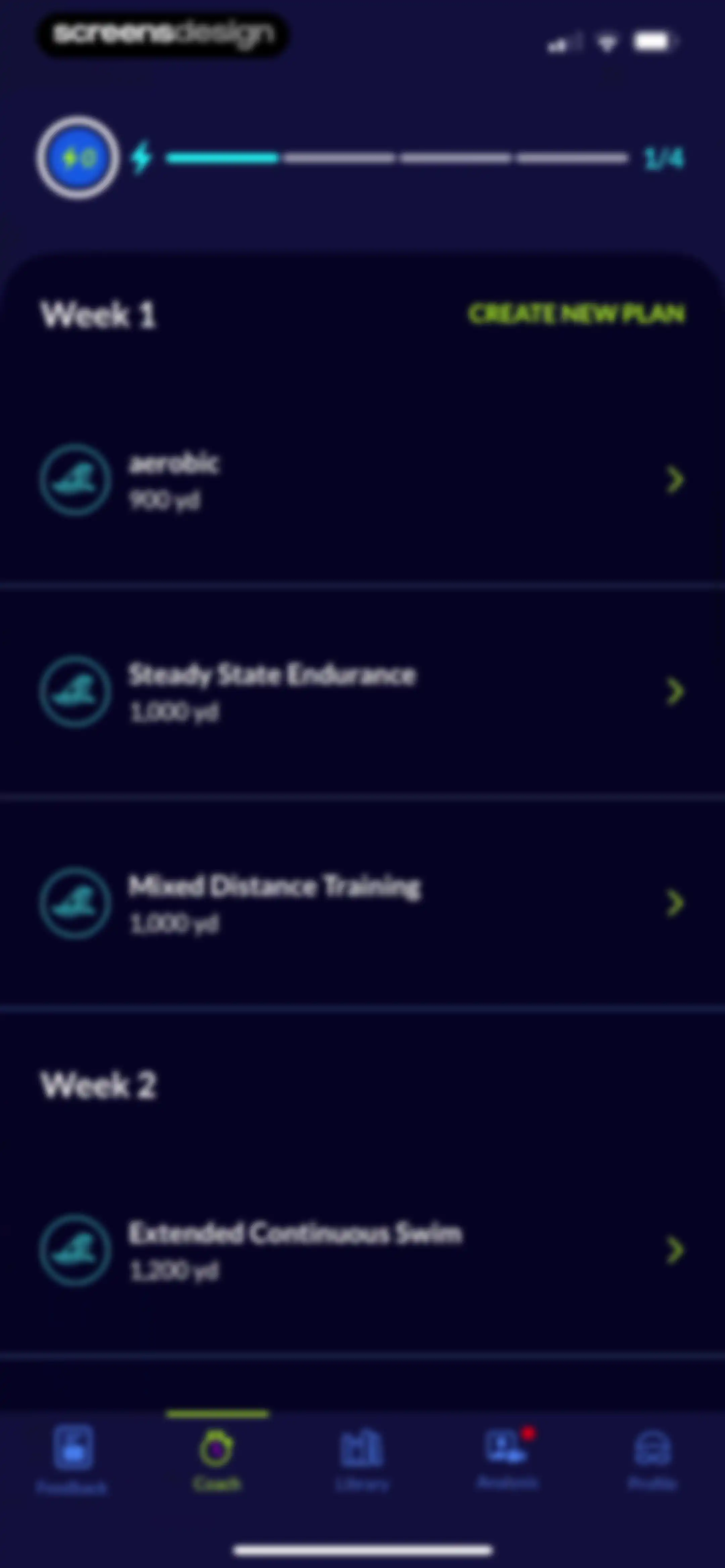 MySwimPro: #1 Swim Workout App screen 104