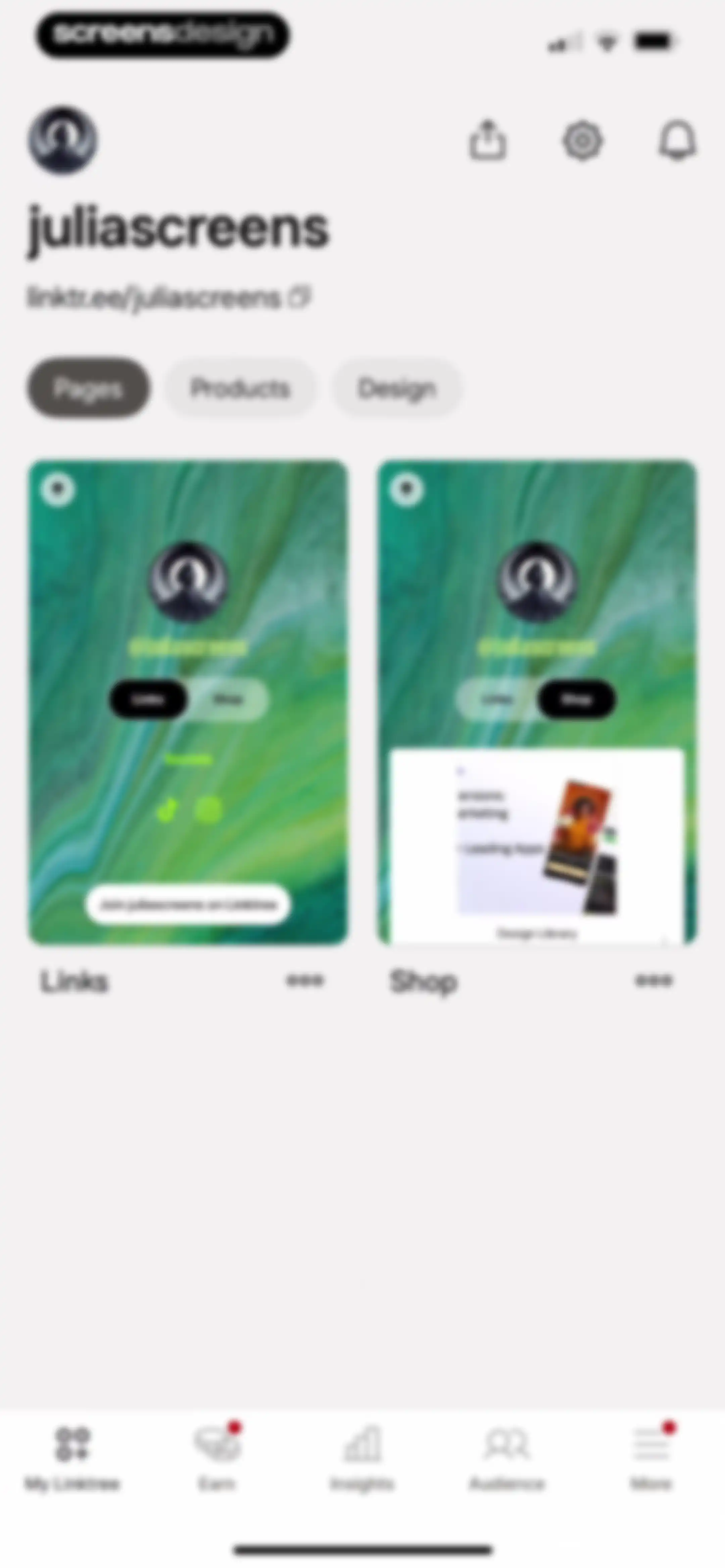 Linktree: Link in Bio Creator screen 118