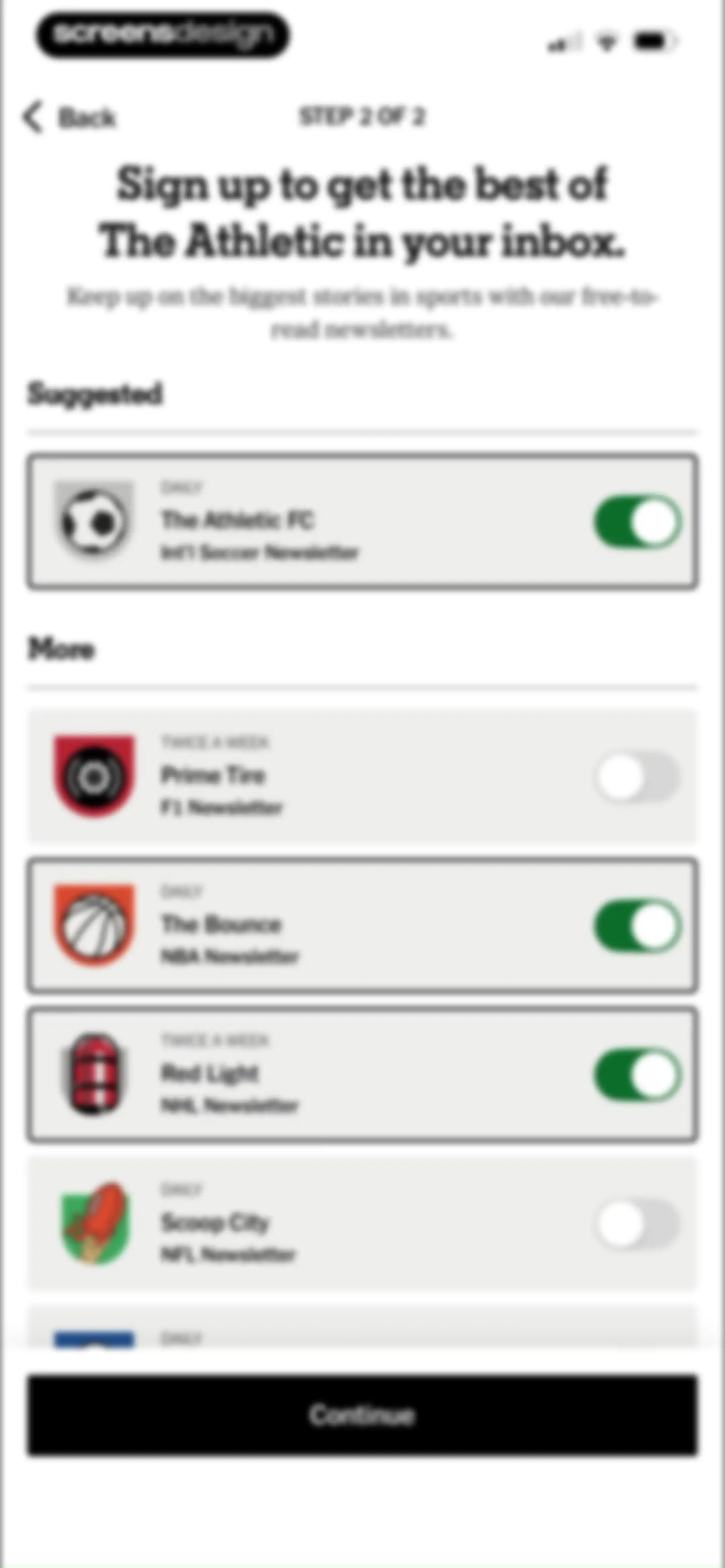 The Athletic: All Sports News screen 8