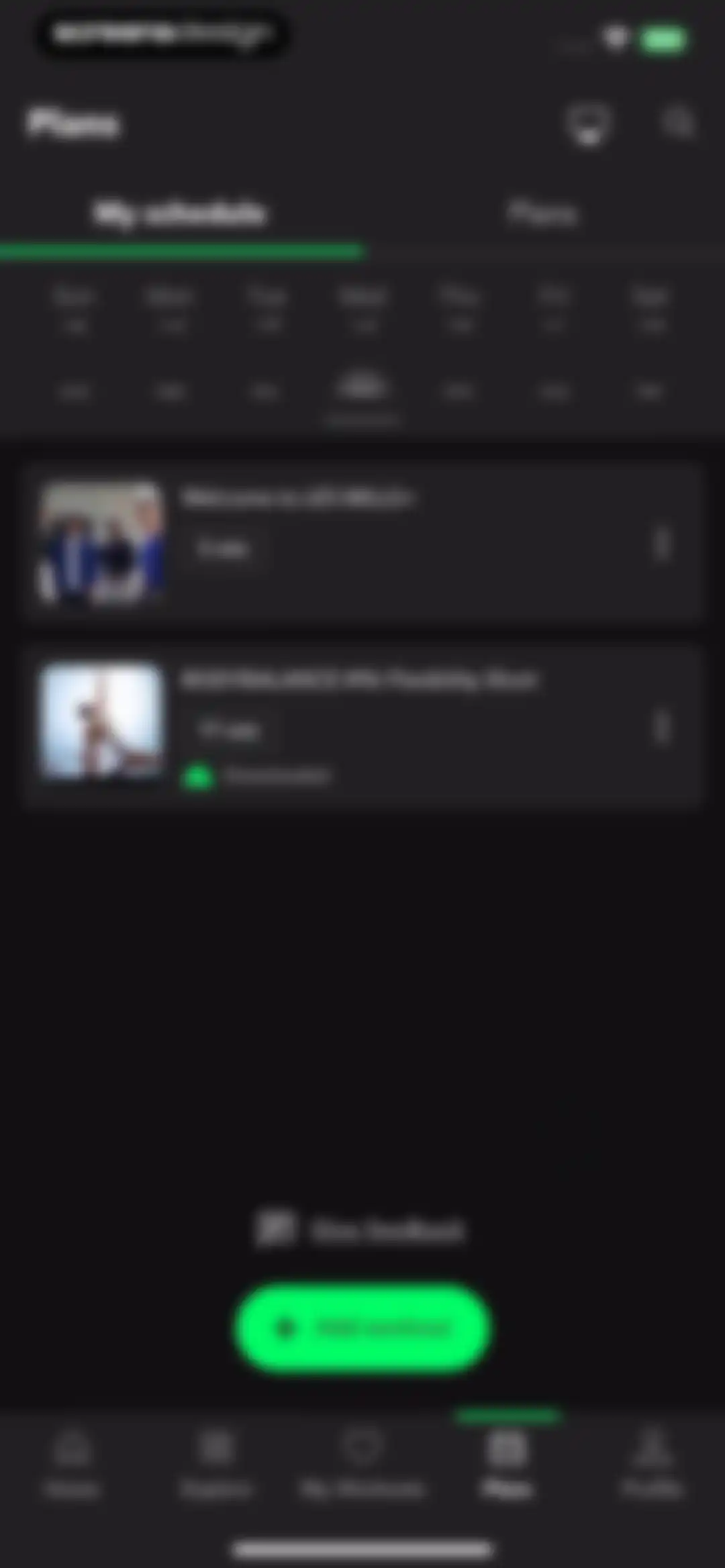 LES MILLS+: home workout app screen 38