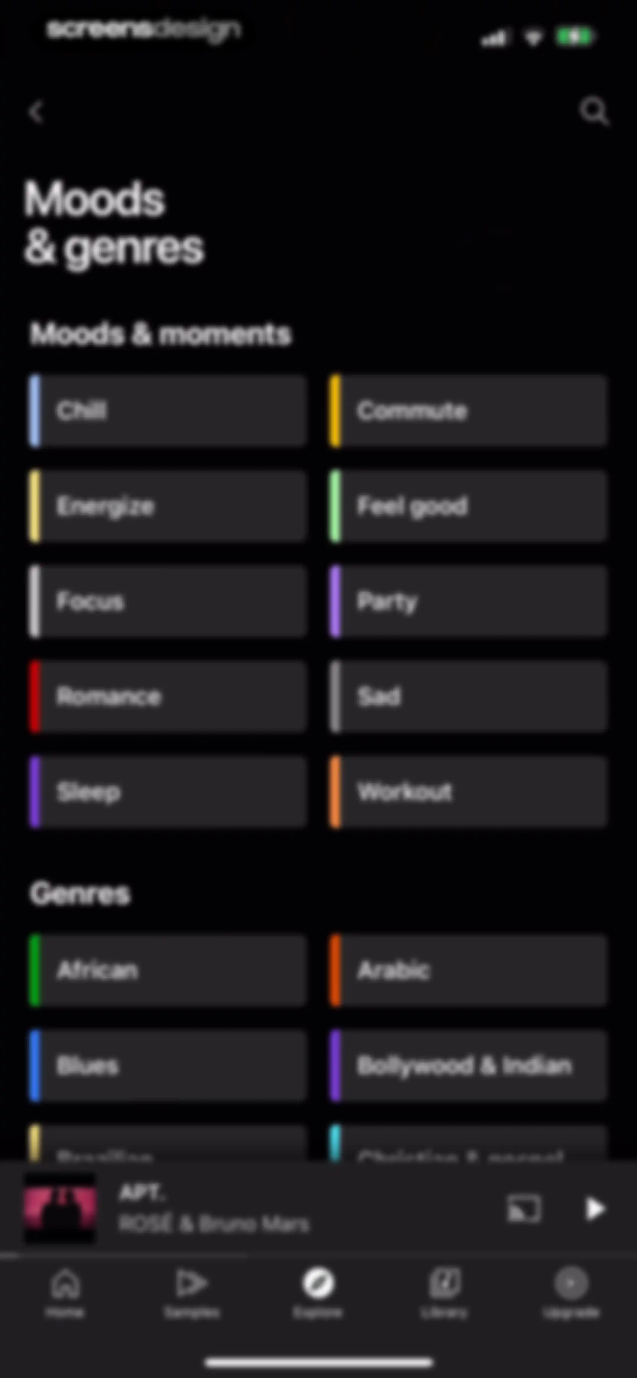 YouTube Music screen 119