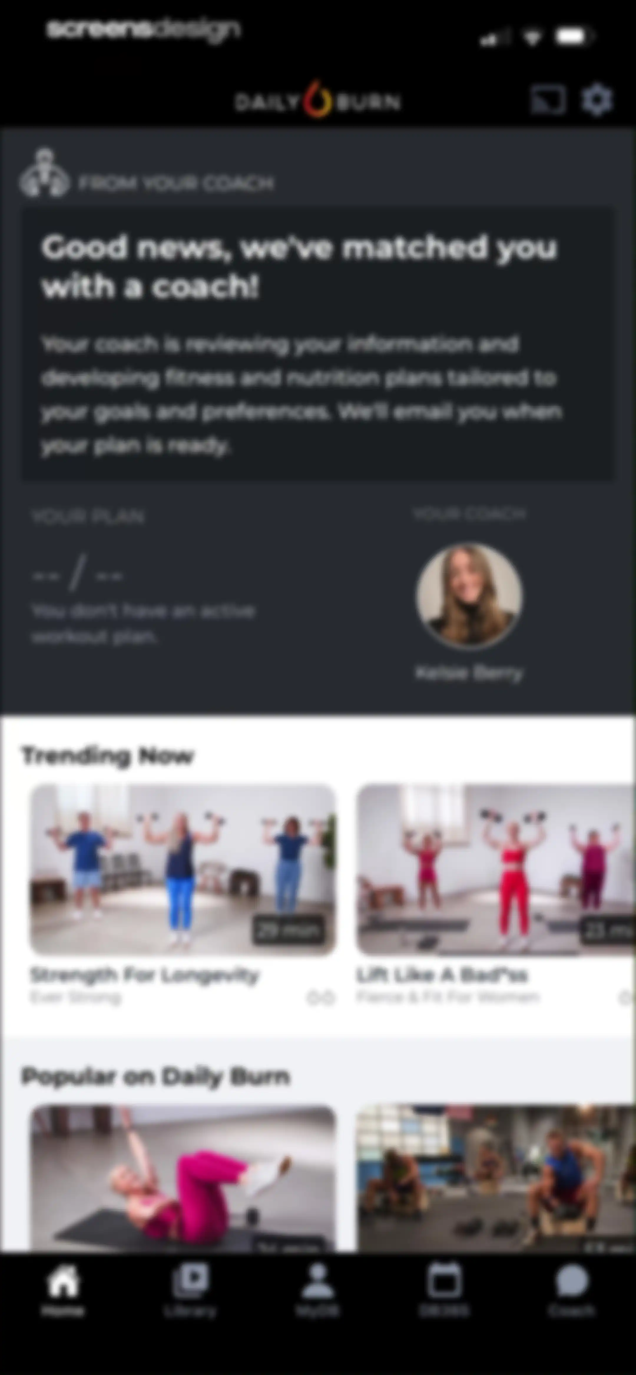 Daily Burn: Home Workouts screen 38