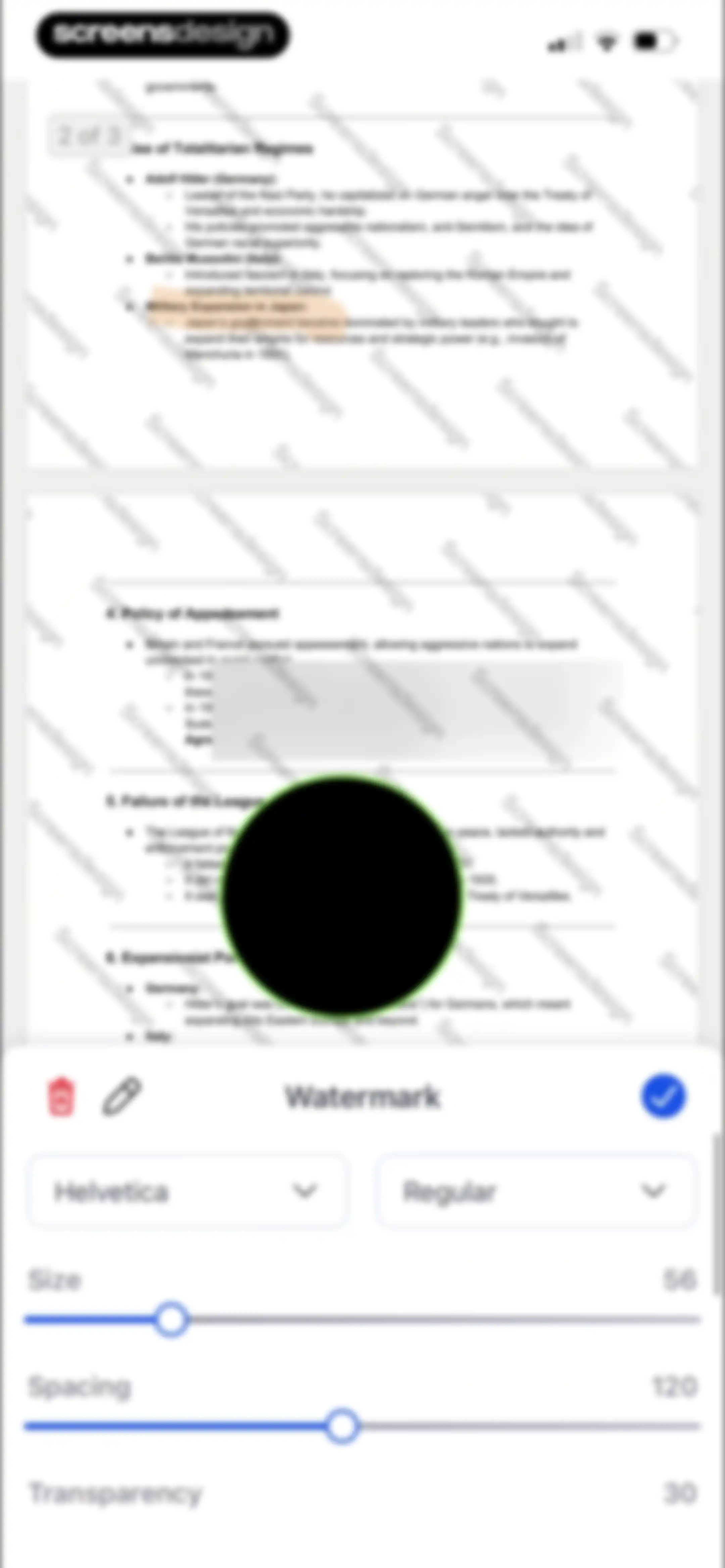 Forma: PDF Document Editor screen 50