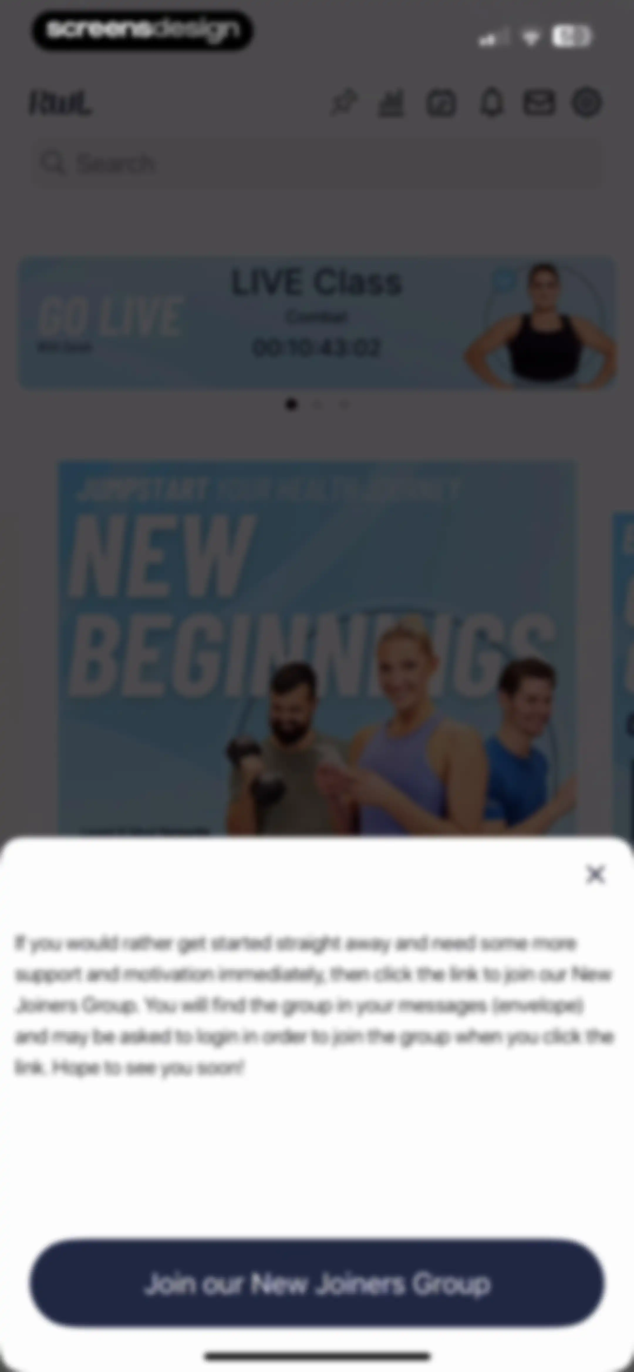 Results Wellness Lifestyle screen 38