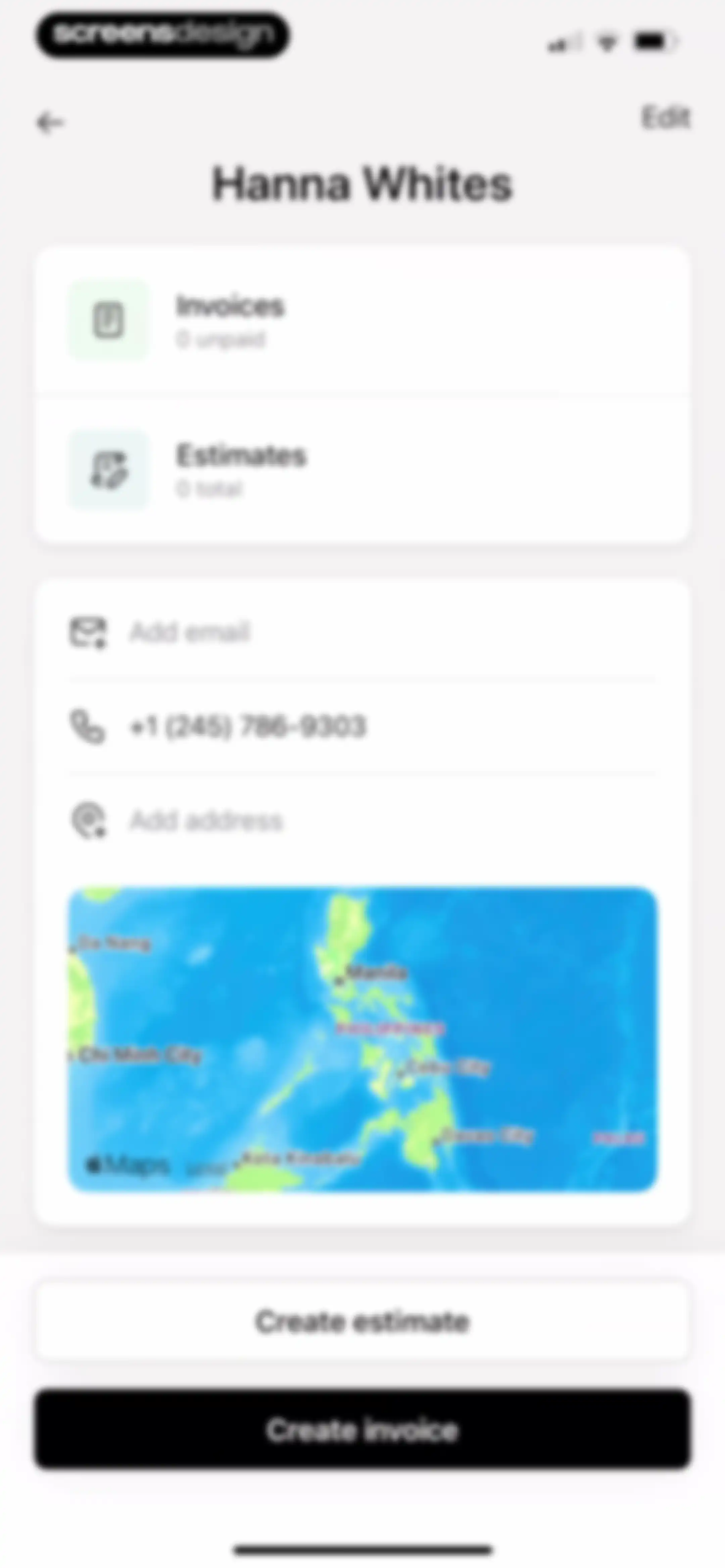 Invoice Maker ▸ Estimate App screen 57