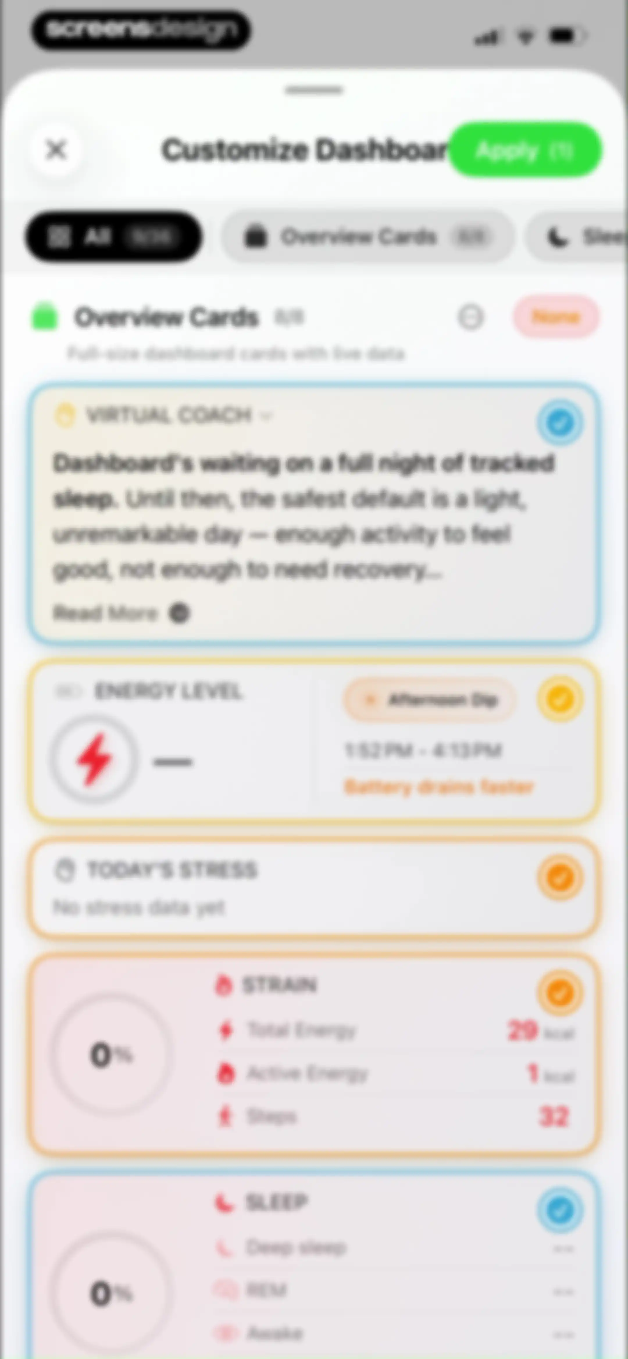 Livity: Sleep & Health Tracker screen 109