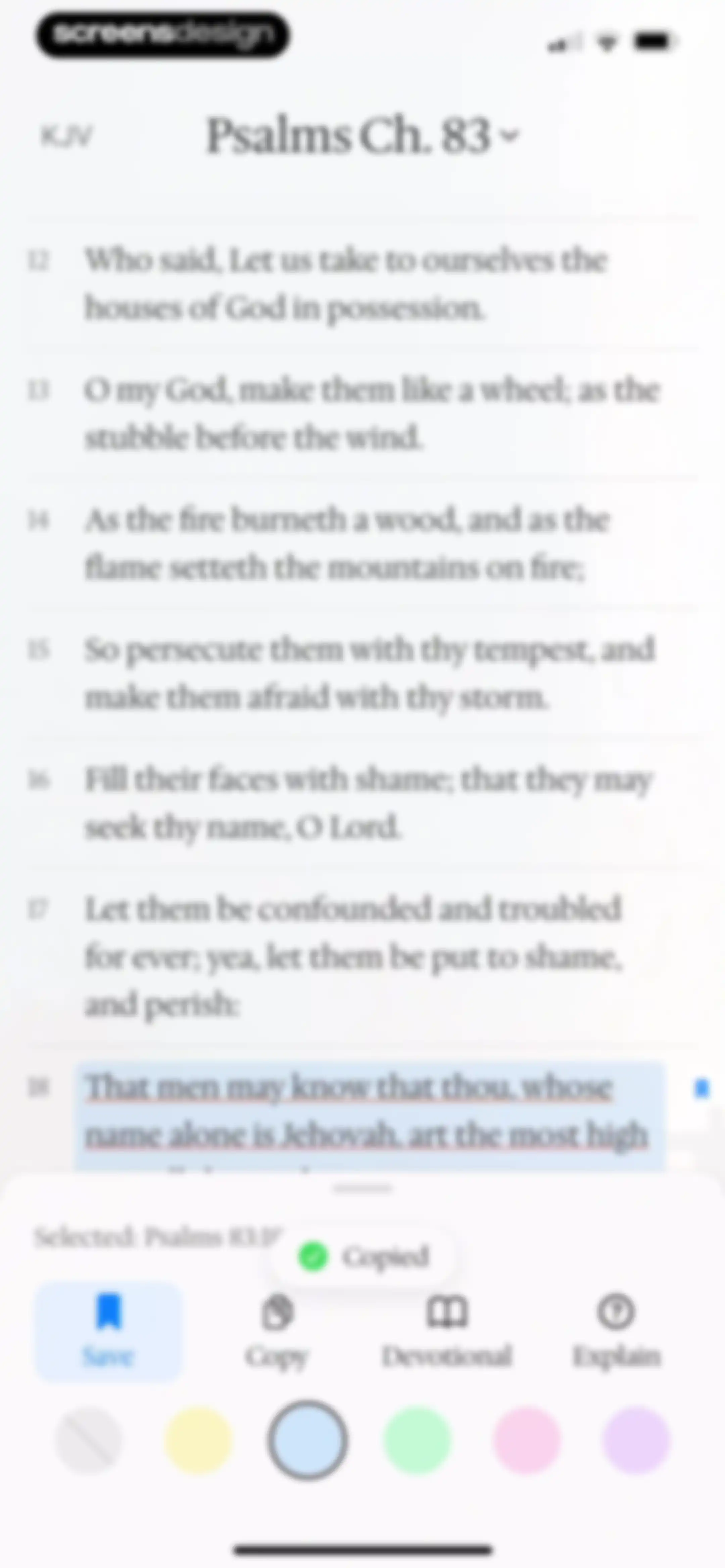 Bible Mode: Reduce Screen Time screen 95