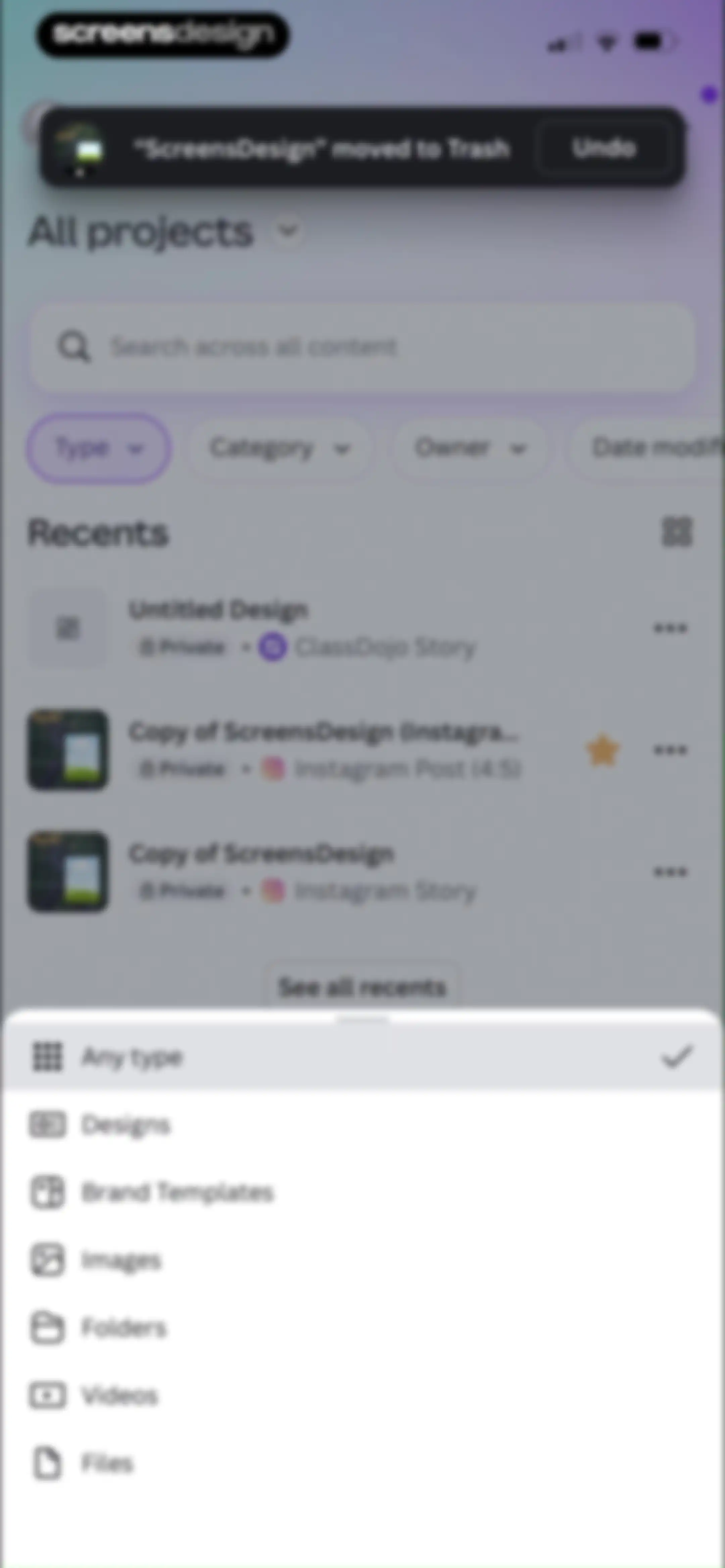 Canva: AI Video & Photo Editor screen 147