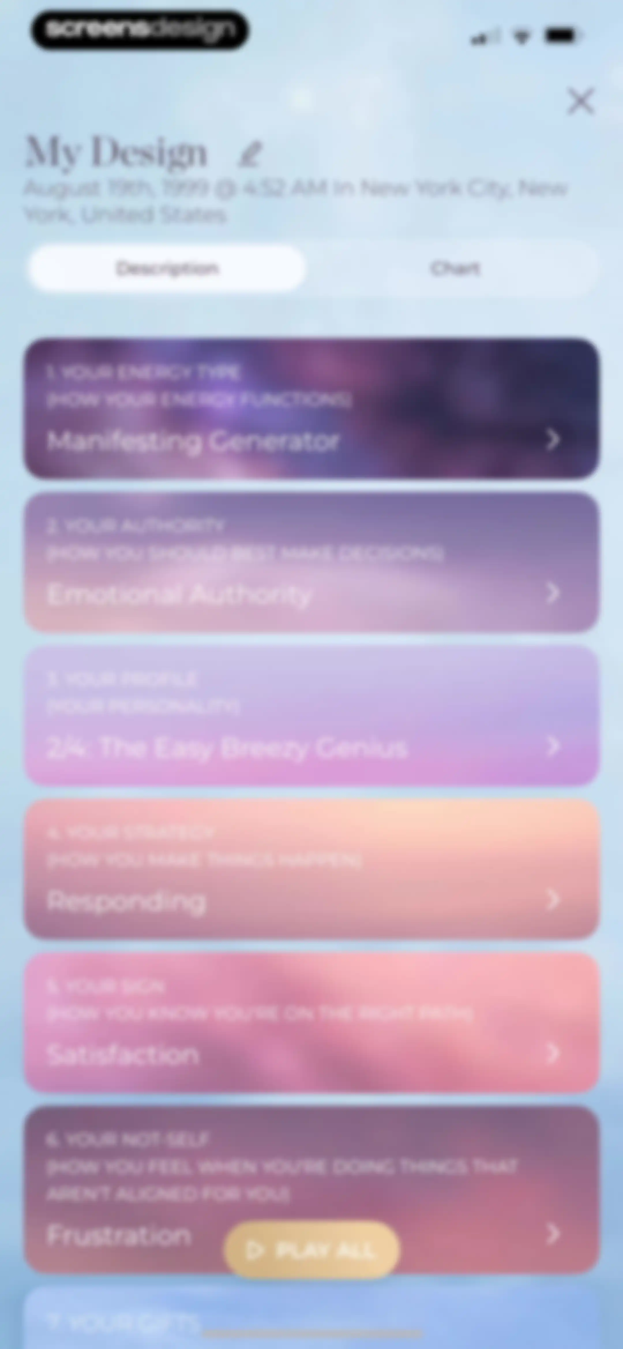 Align: The Human Design App screen 14