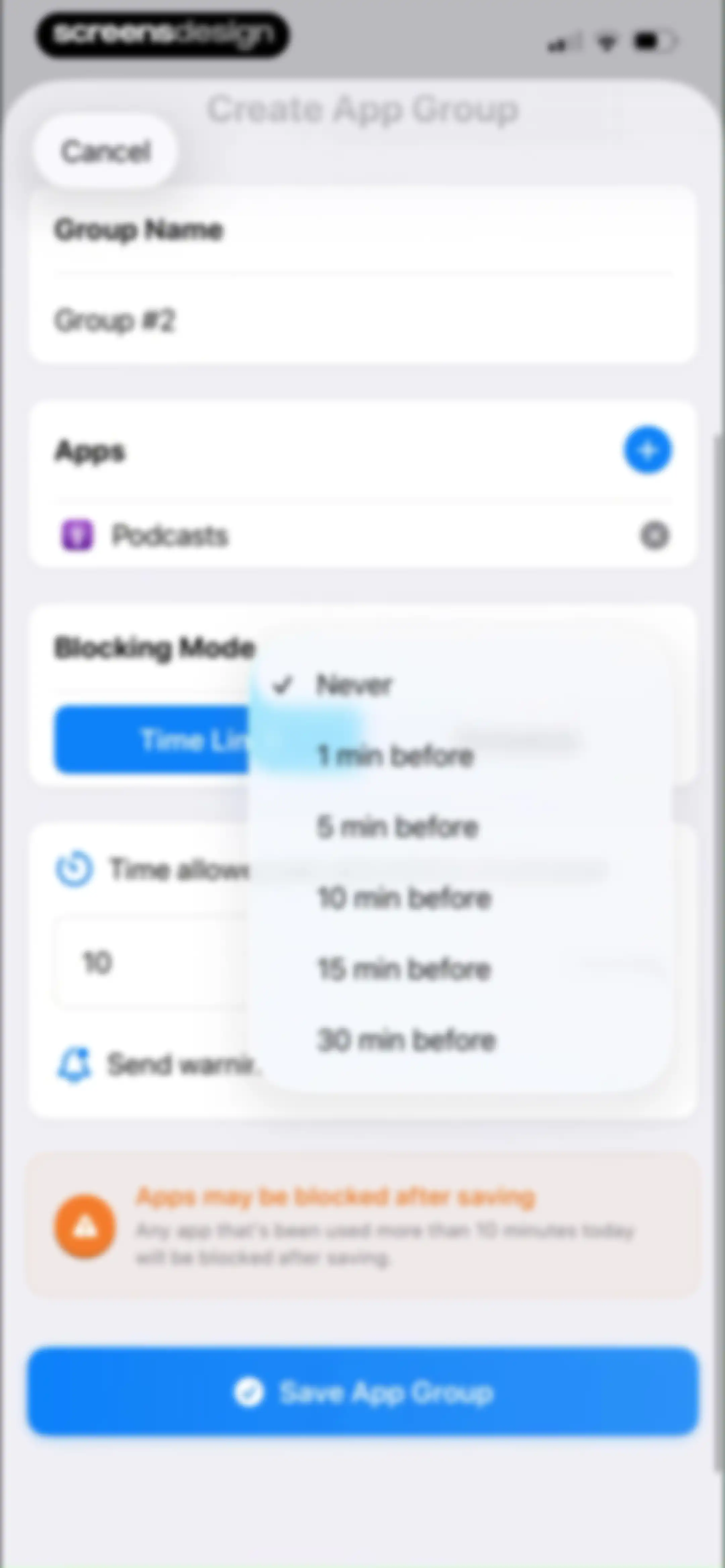 Friend Controls: Screen Time screen 45