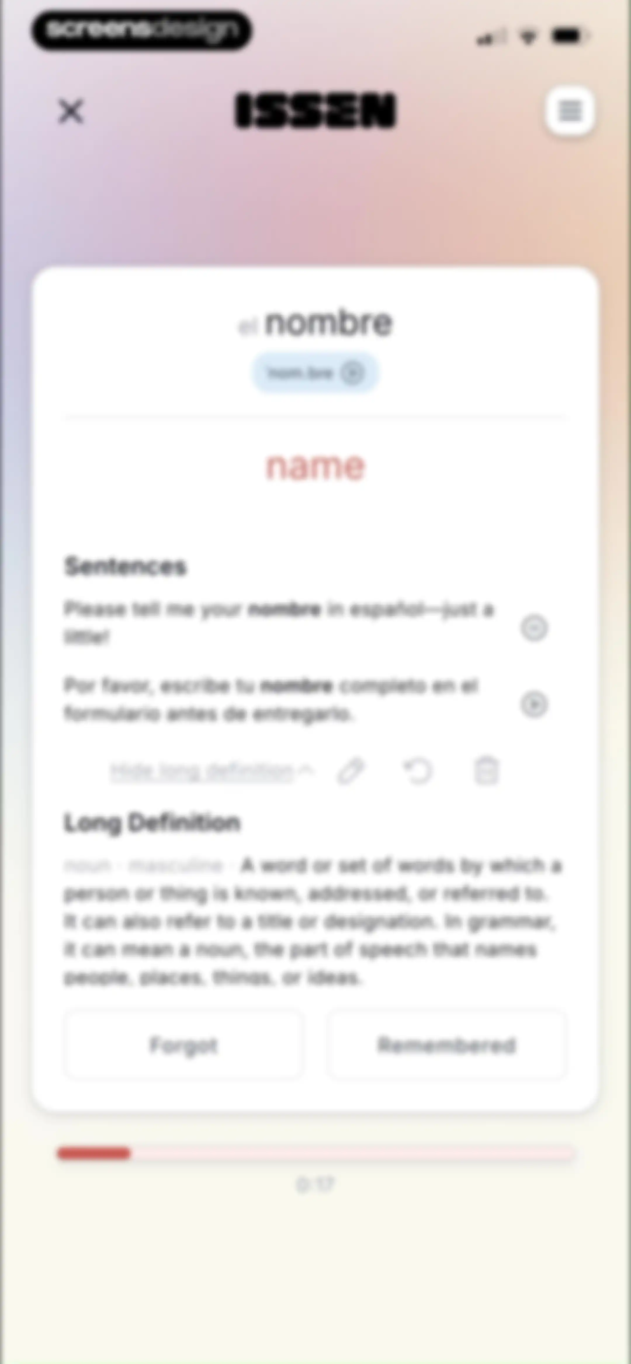 ISSEN - Voice Tutor screen 59