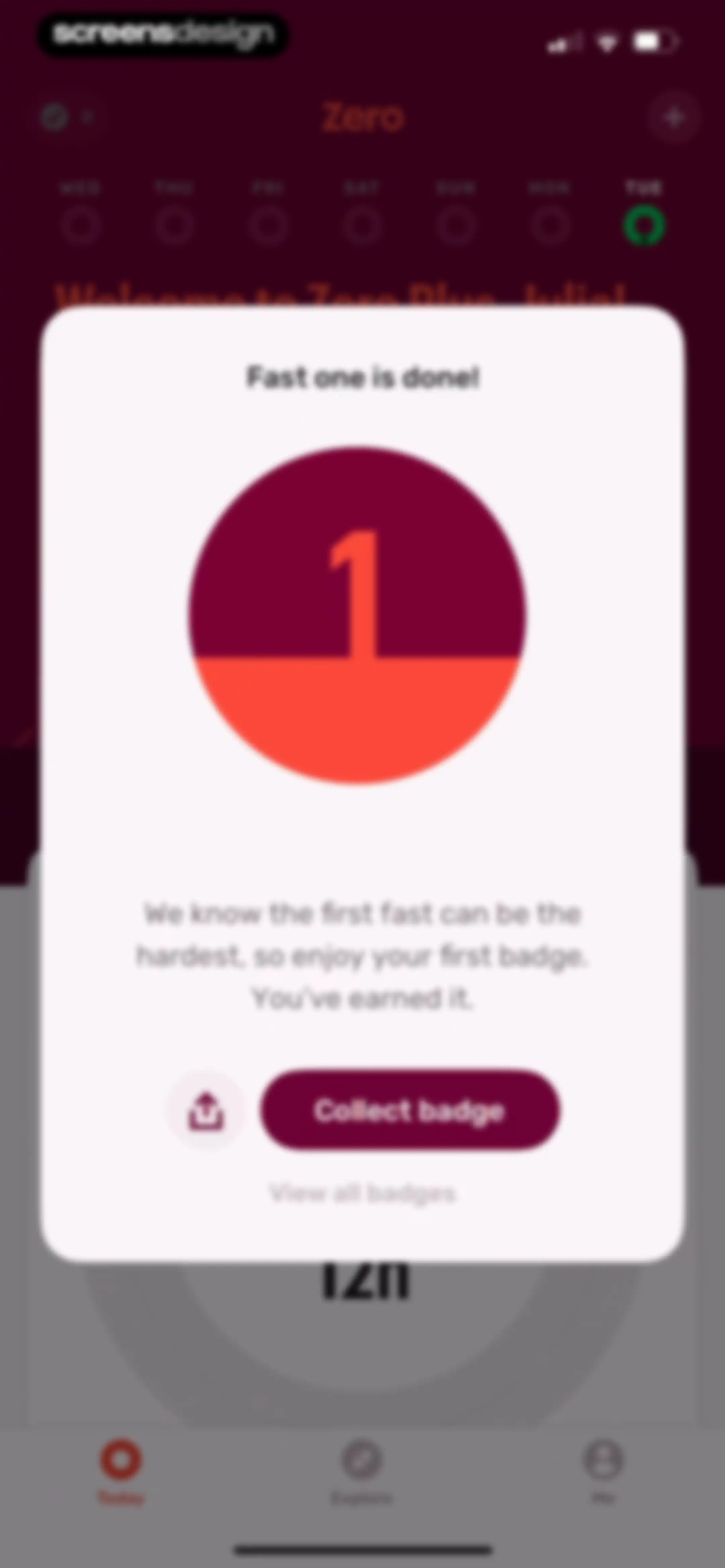 Zero: Fasting & Food Tracker screen 48