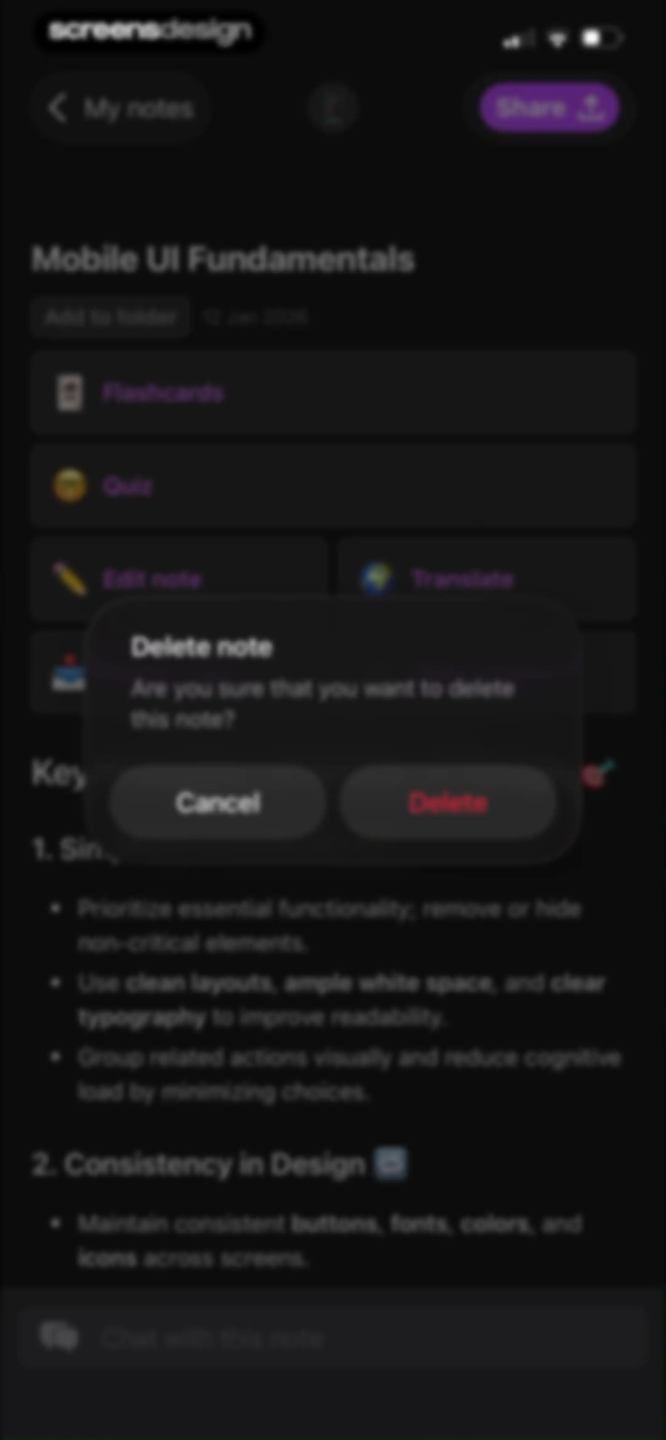 Kiwi AI - Notetaker screen 42