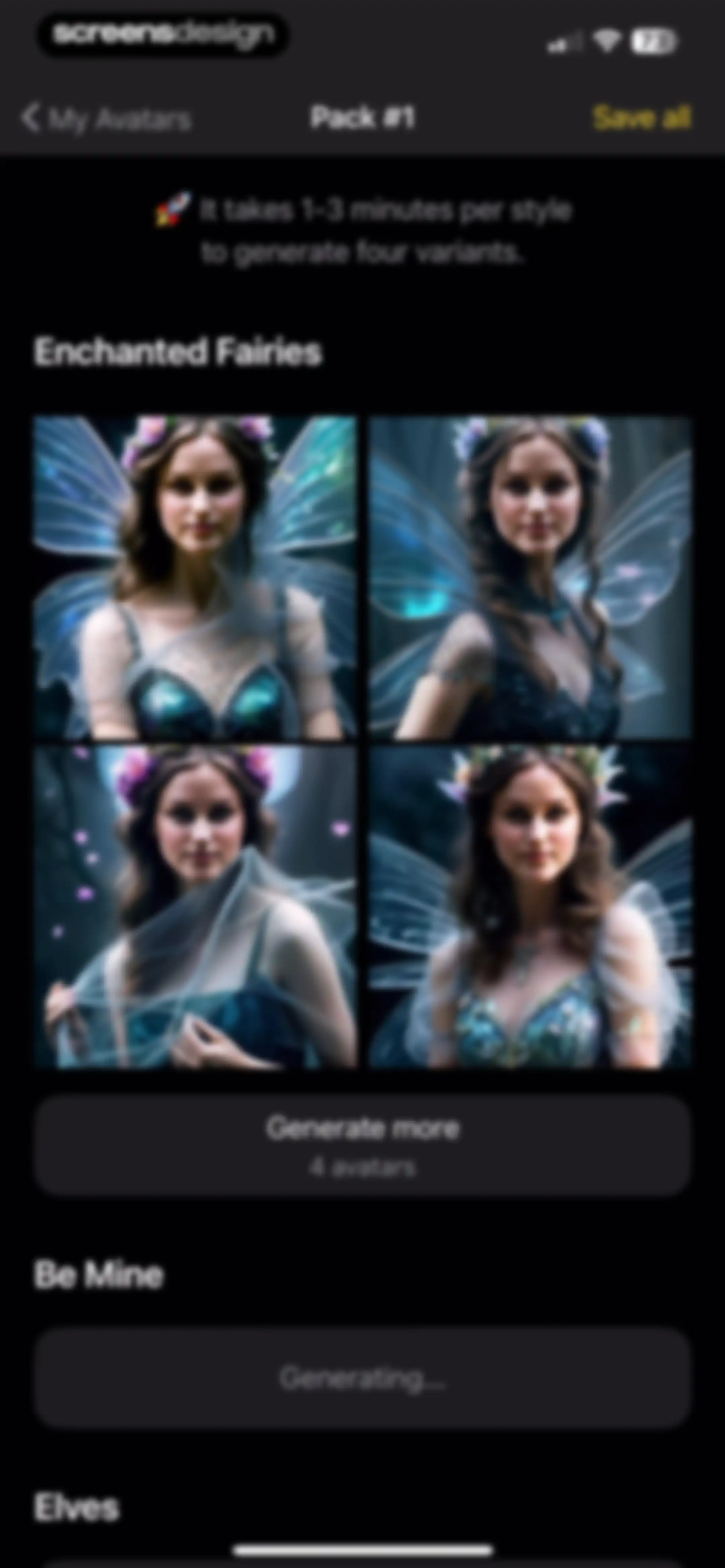 Lensa AI: Photo Editor screen 84