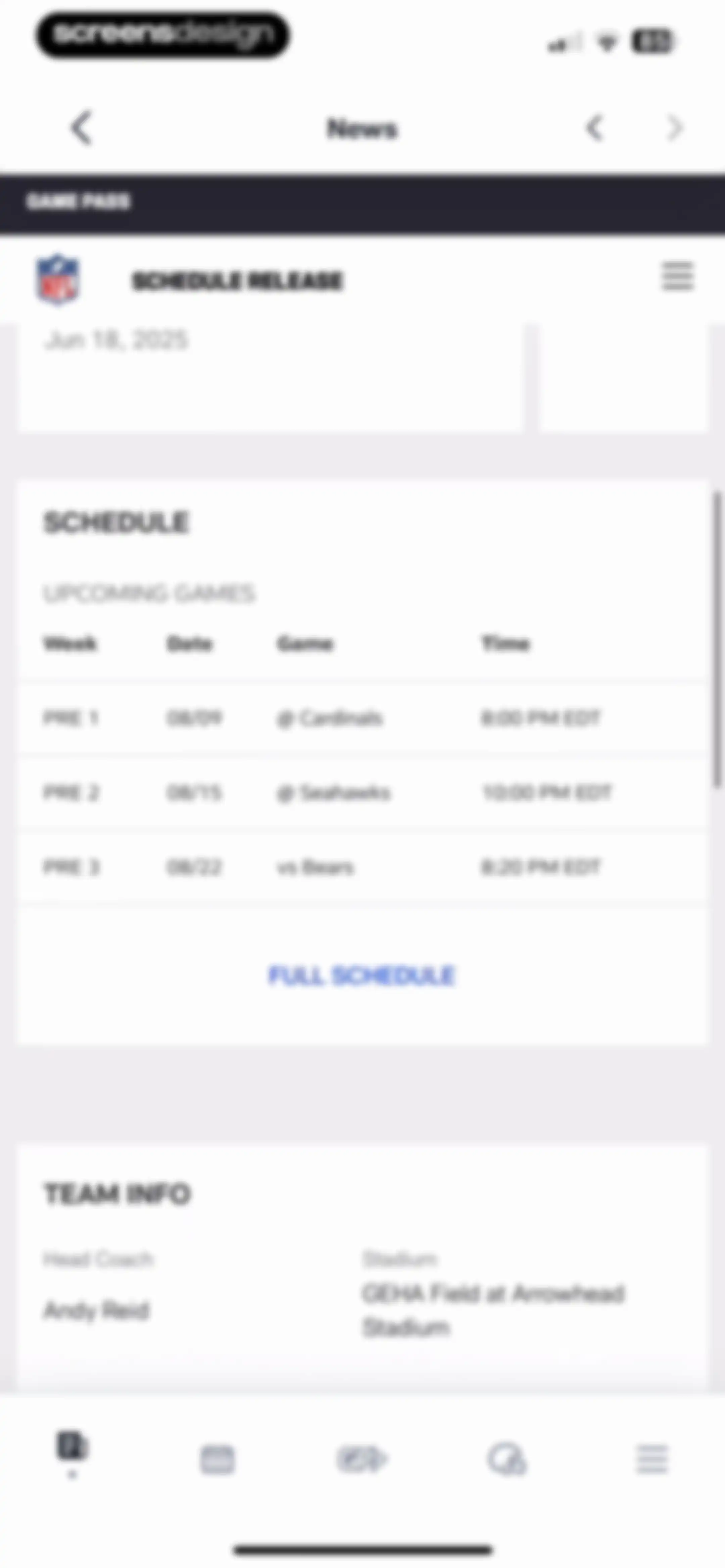 NFL screen 46