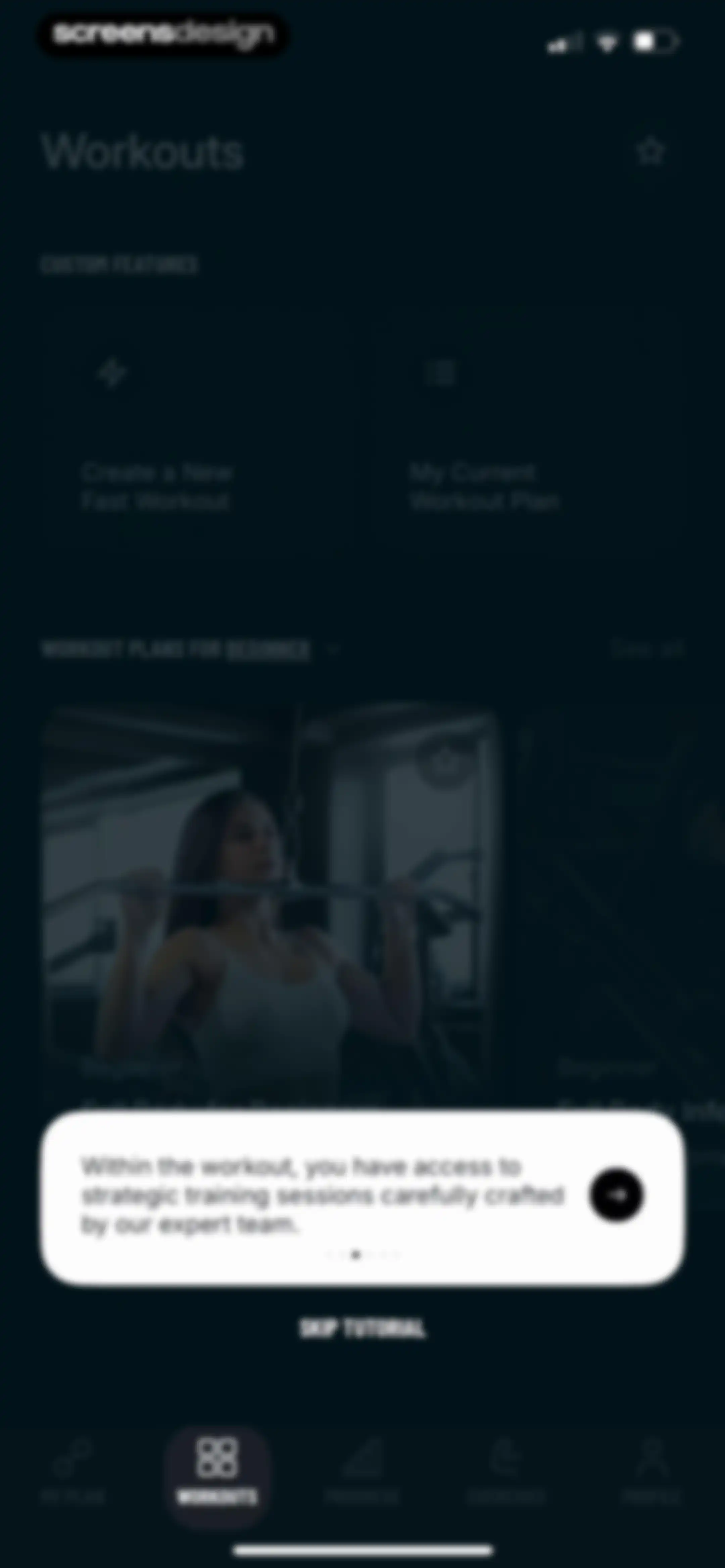 Befit: Gym & Home Workout Plan screen 34
