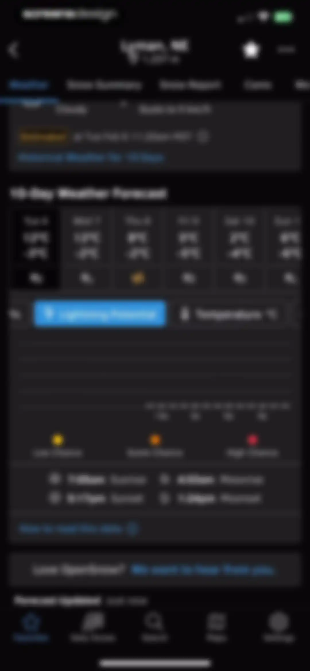 OpenSnow screen 24