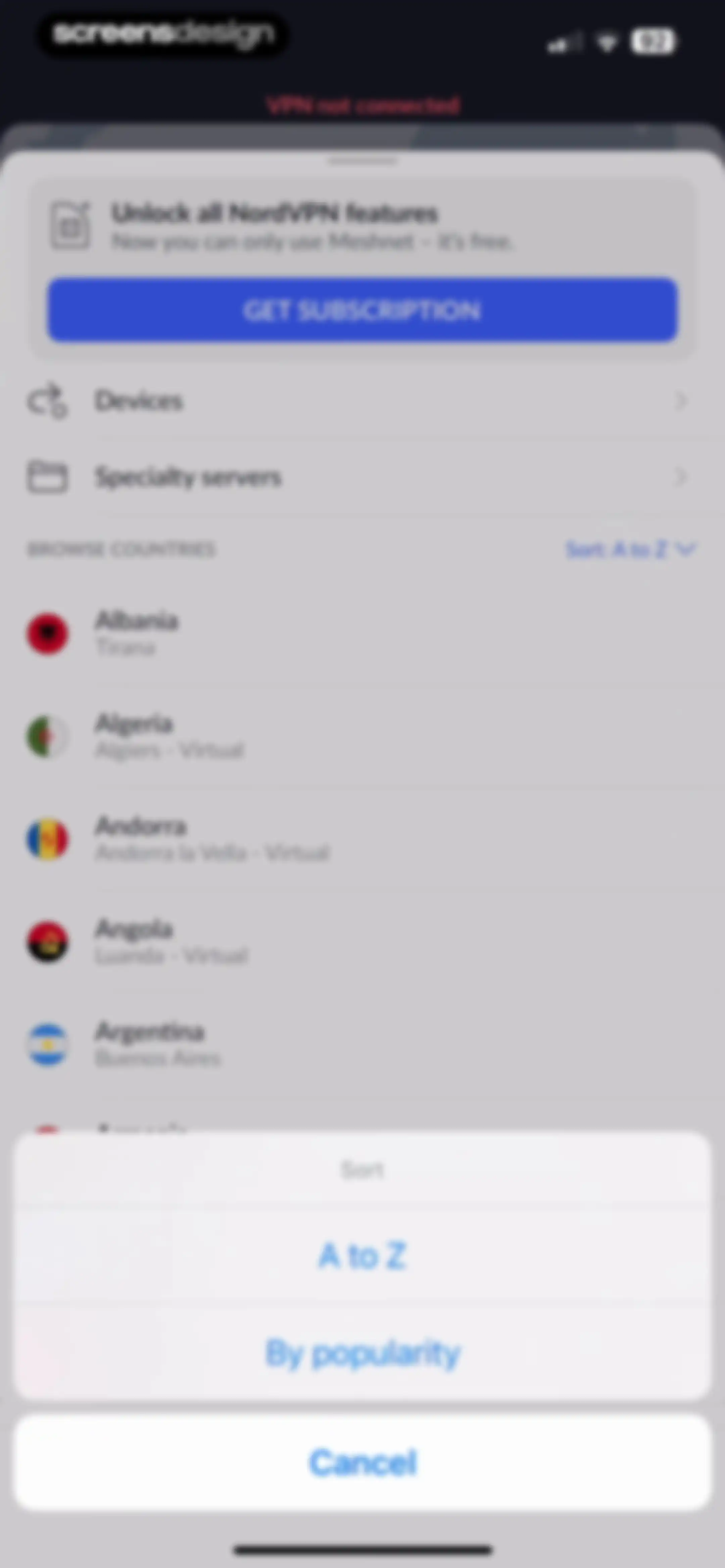 NordVPN: VPN Fast & Secure screen 32