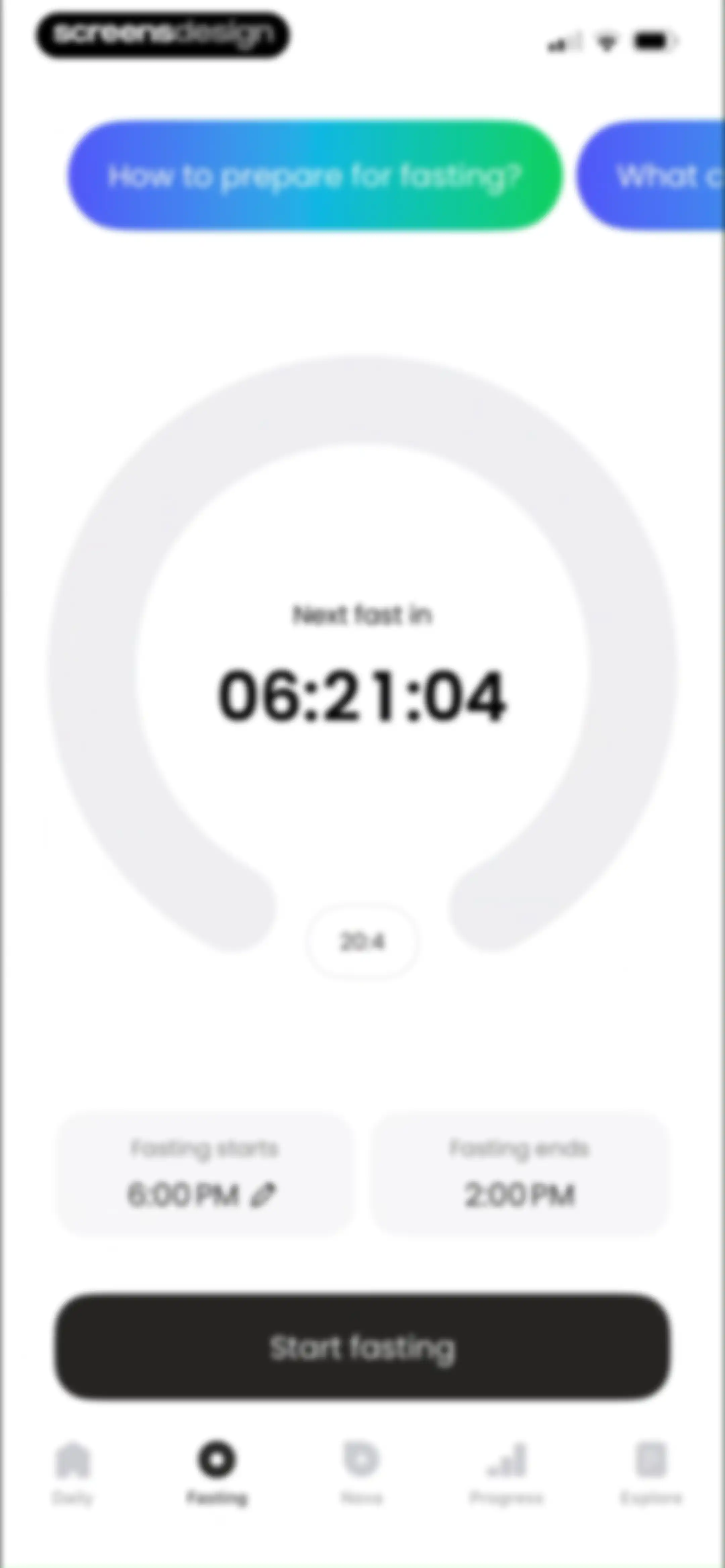 Fasting App: Tracker & Timer screen 125