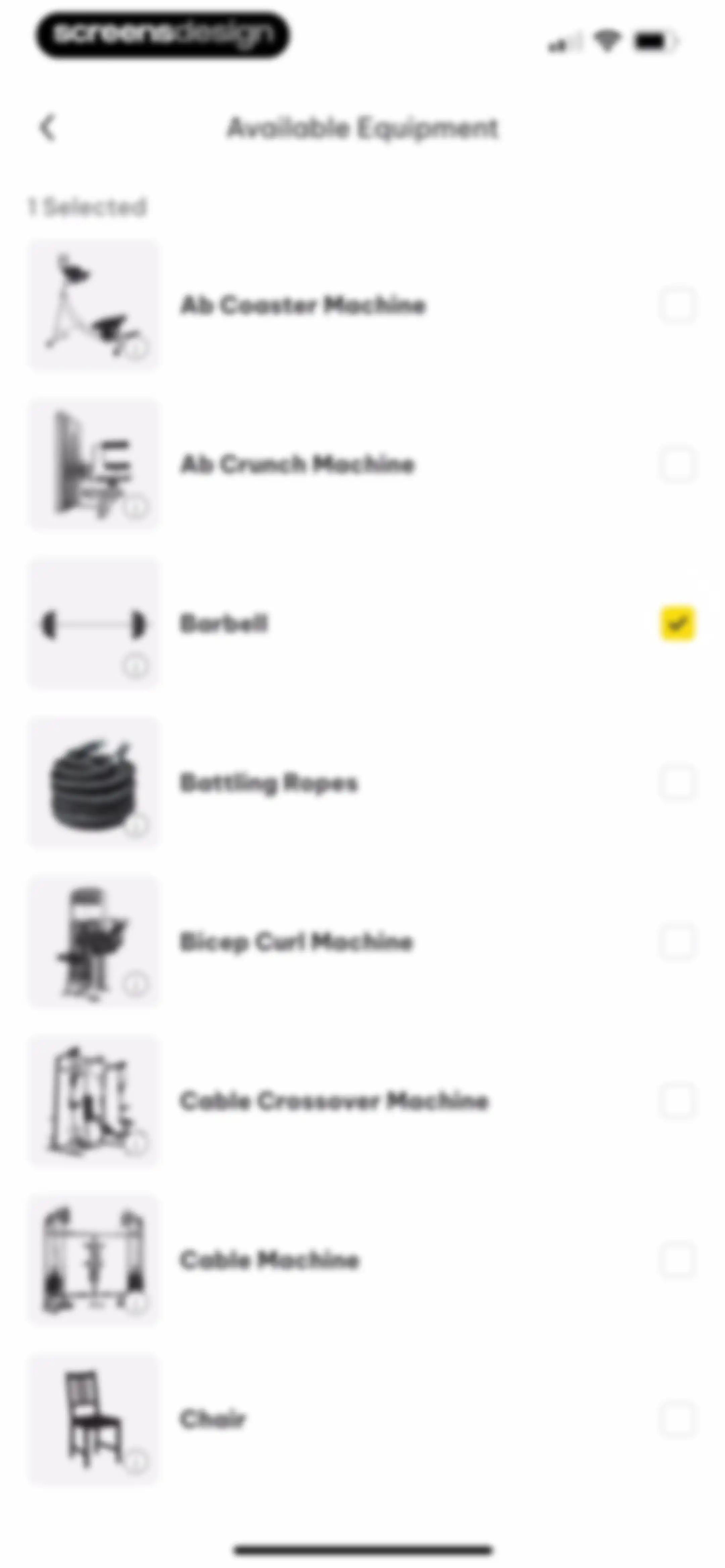 Muscle Monster Workout Planner screen 100