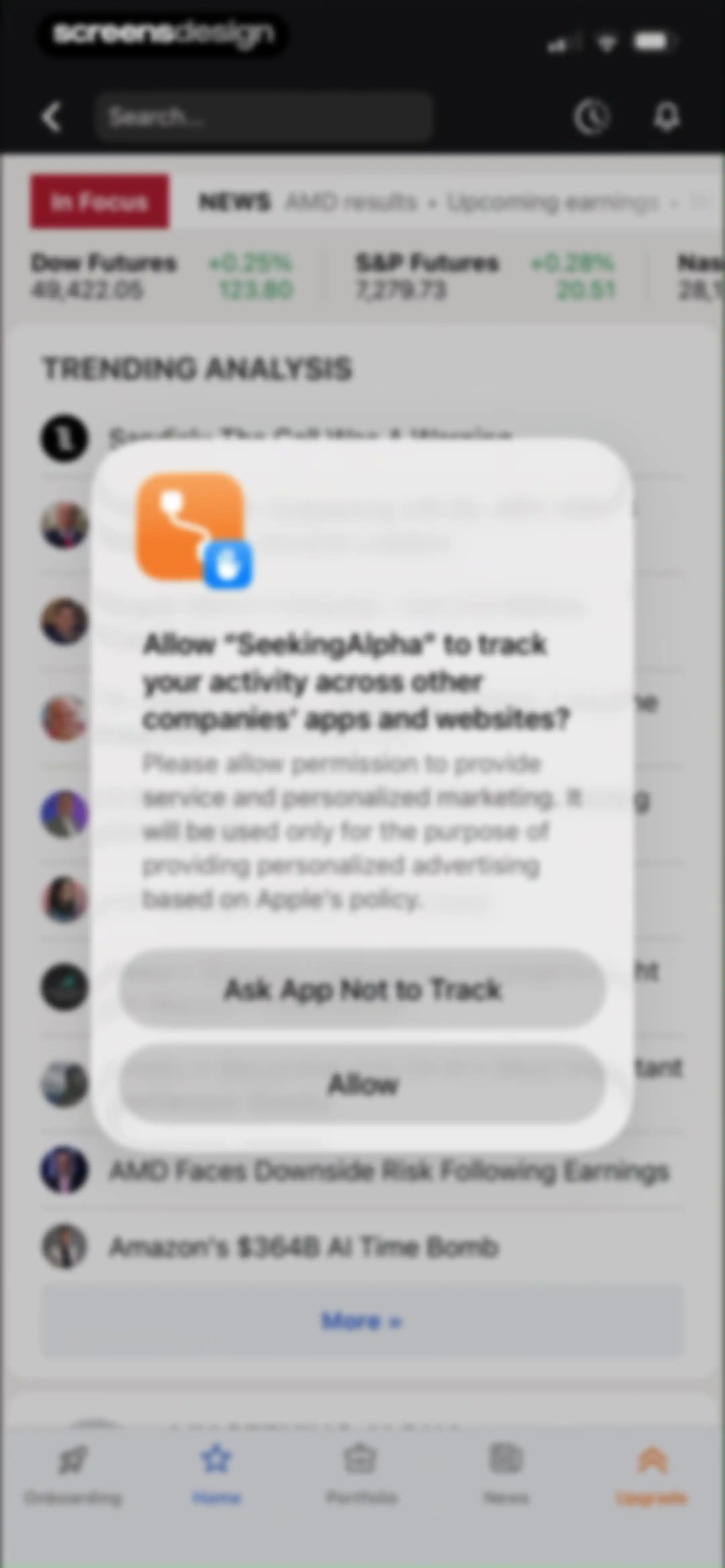 Seeking Alpha: News & Analysis screen 10