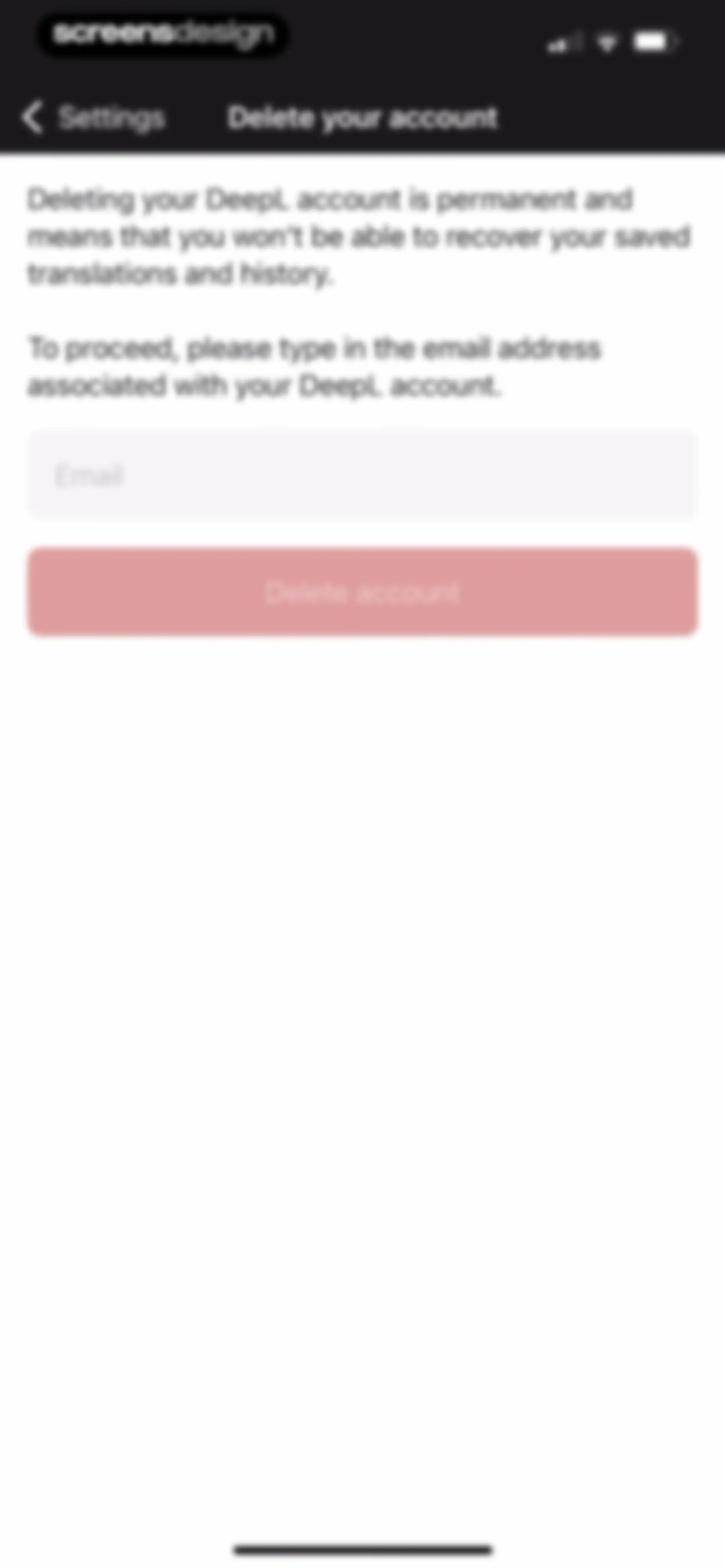 DeepL Translate screen 44