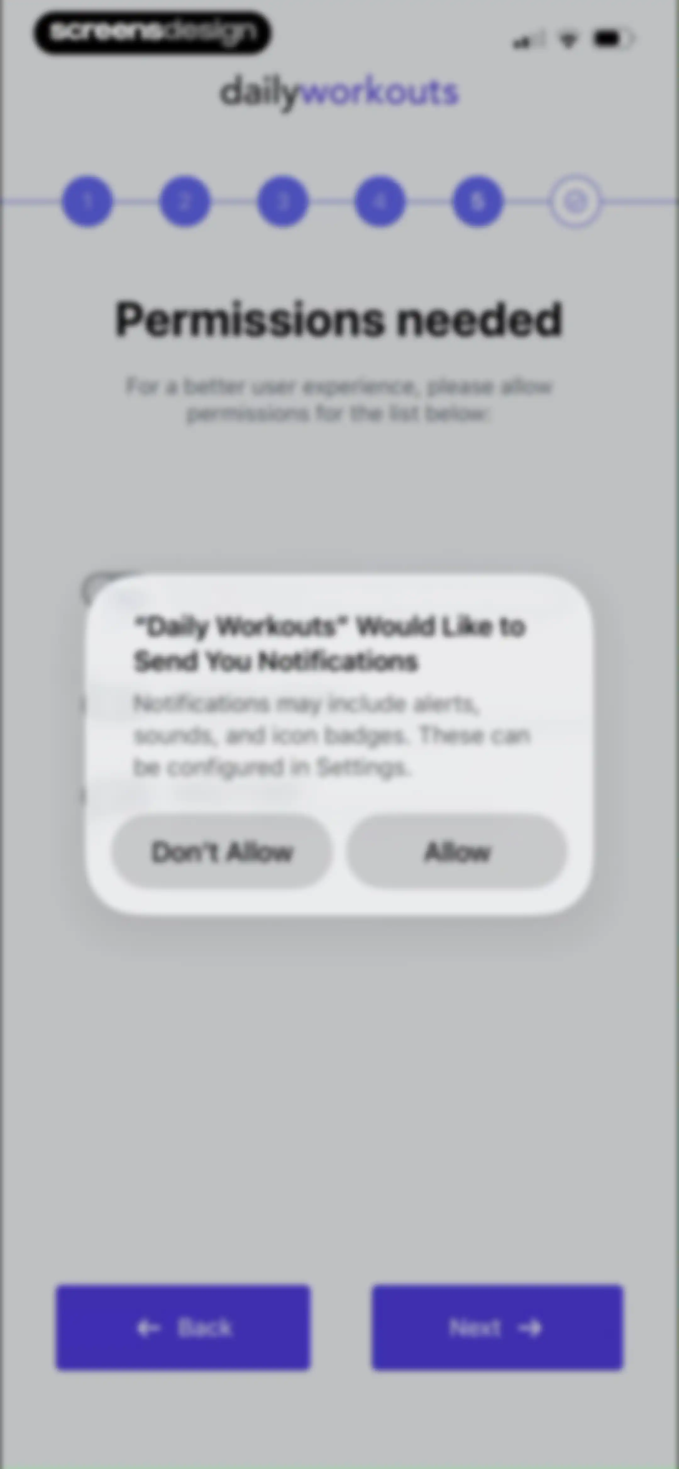 Daily Workouts - Home Fitness screen 13