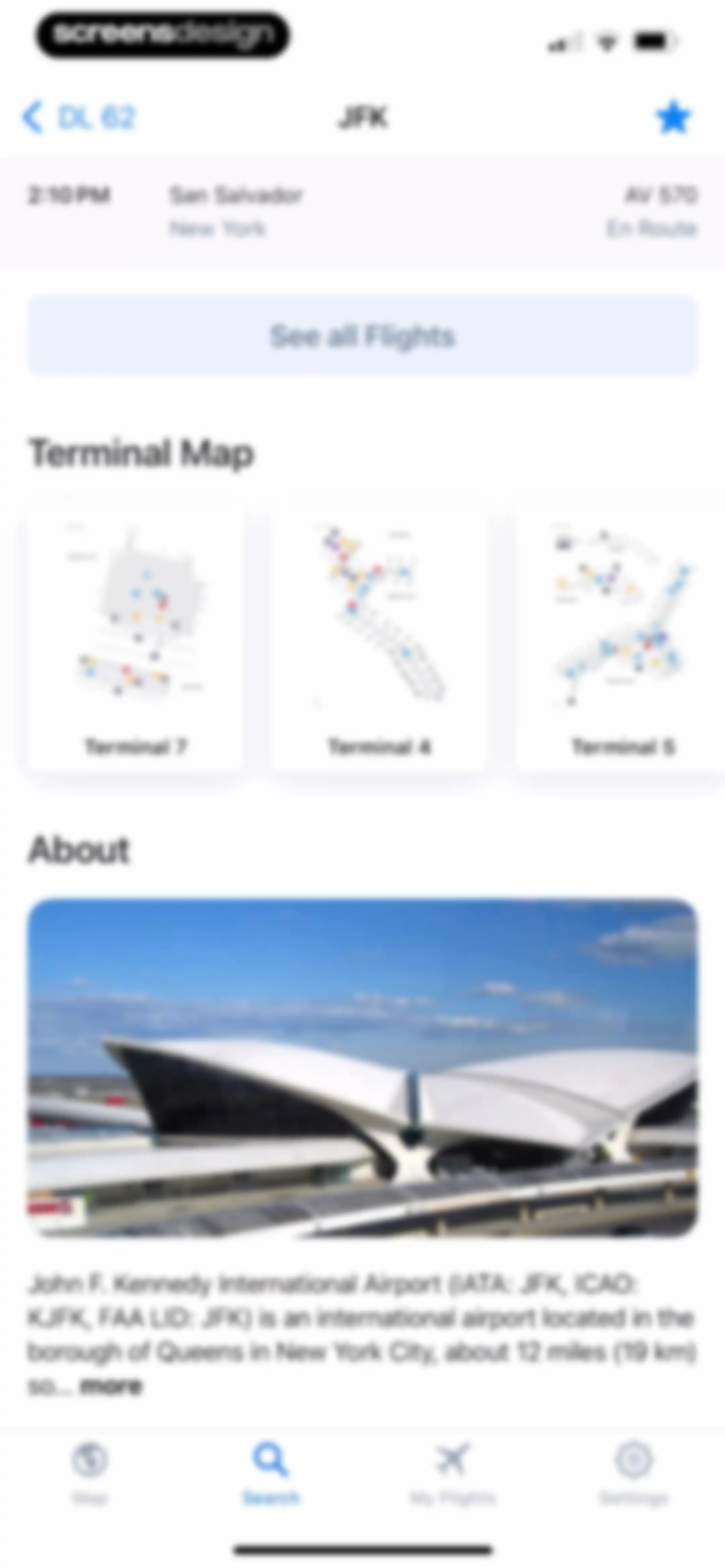 Flight Tracker + screen 50