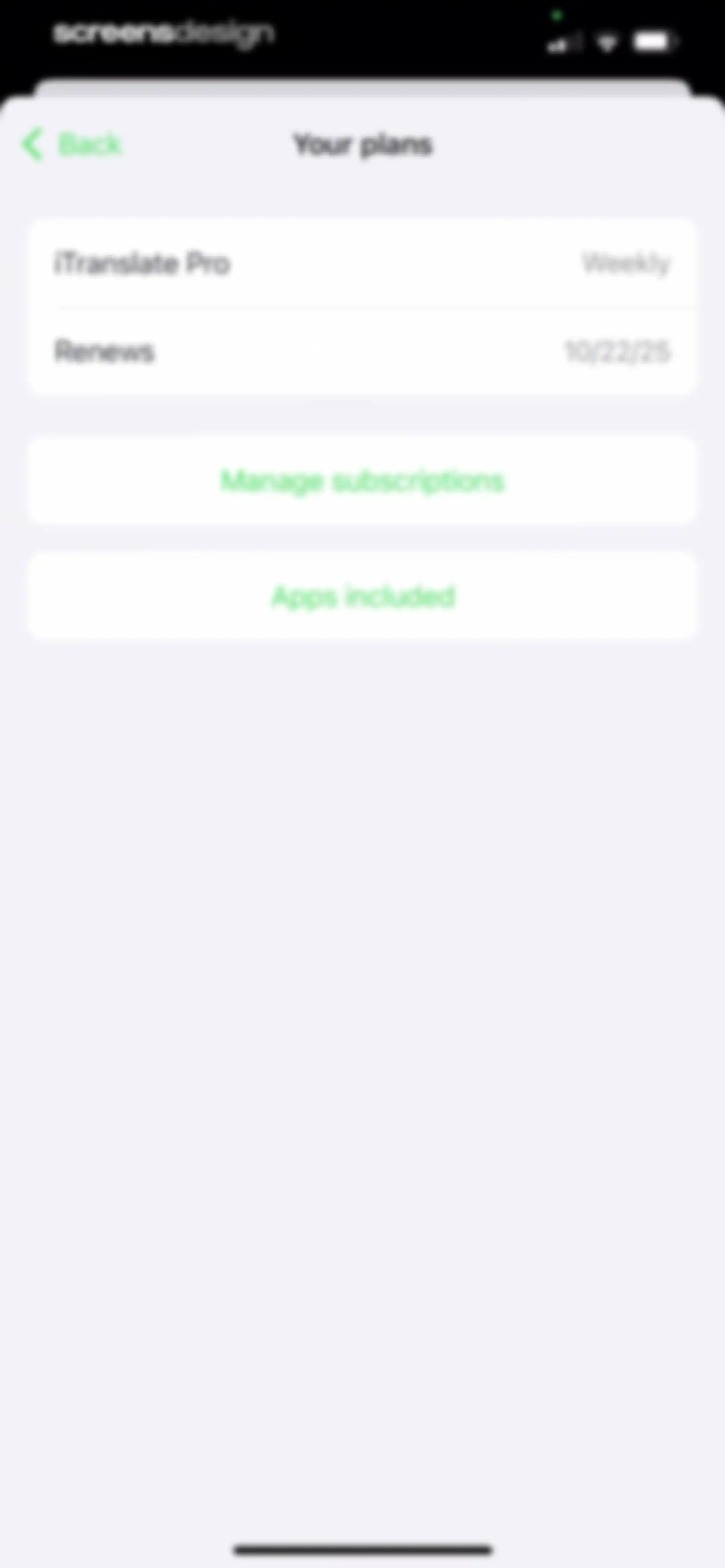 iTranslate Translator screen 94