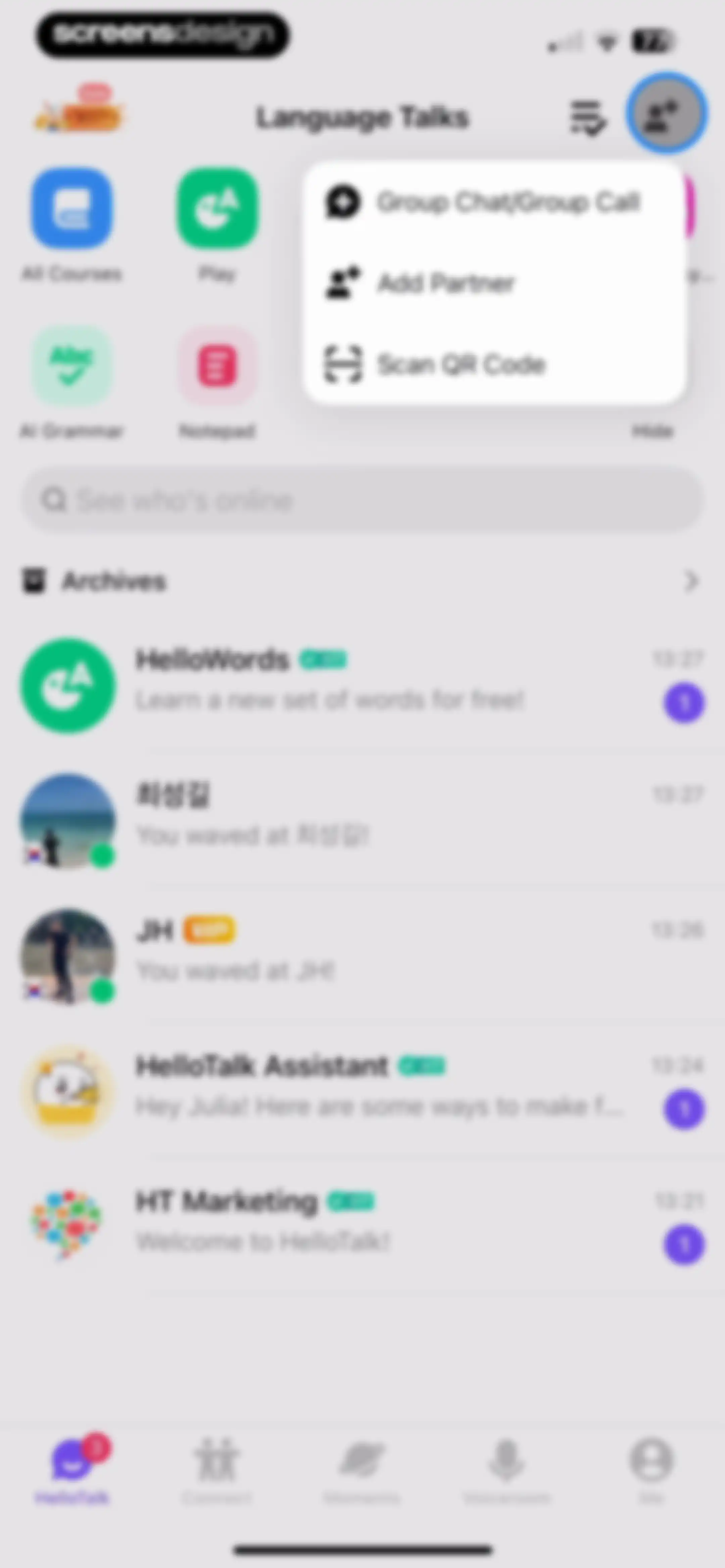 HelloTalk - Language Learning screen 116