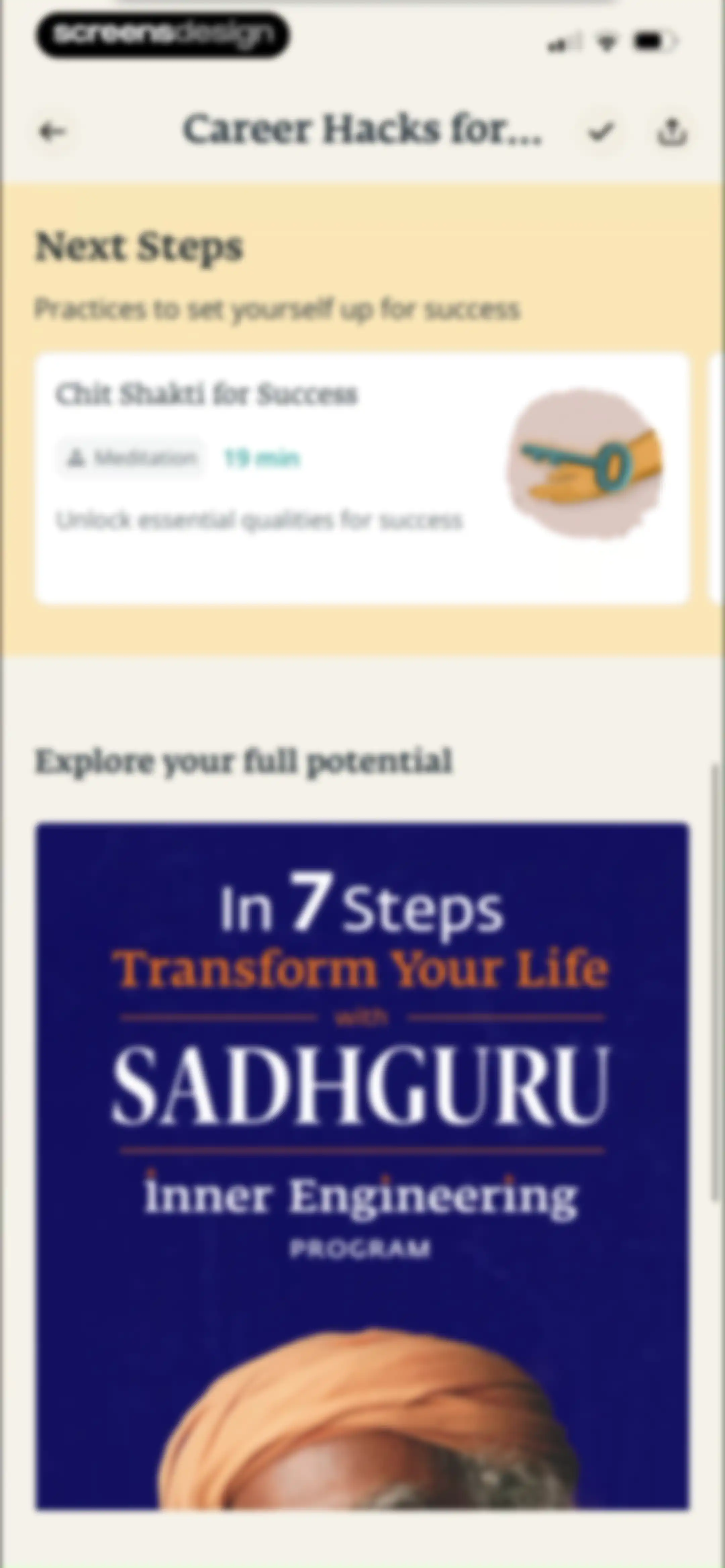 Sadhguru- Yoga & Meditation screen 95